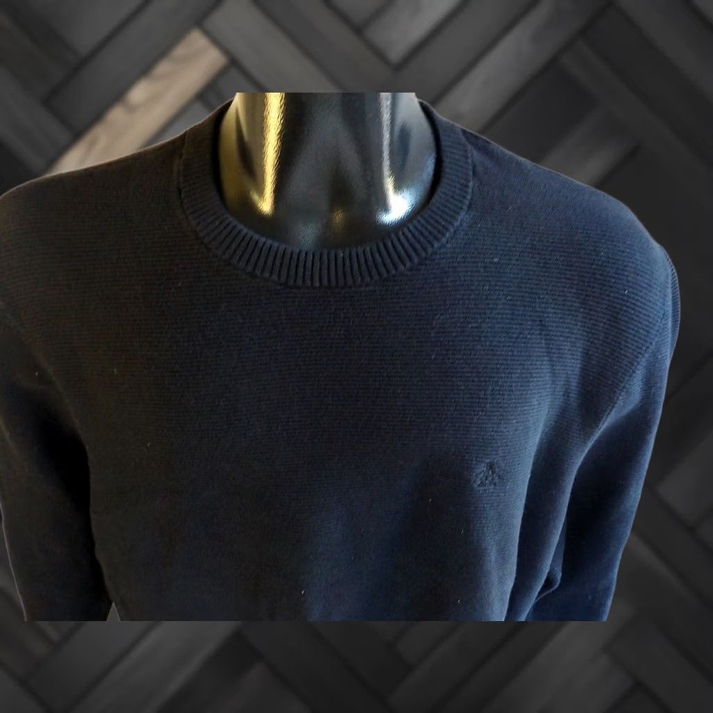 Vintage VINTAGE Penguin Mens Long Sleeve Pullover Knit Crew Neck Sweater Black Cotton XXL Size US XXL / EU 58 / 5 - 1 Thumbnail