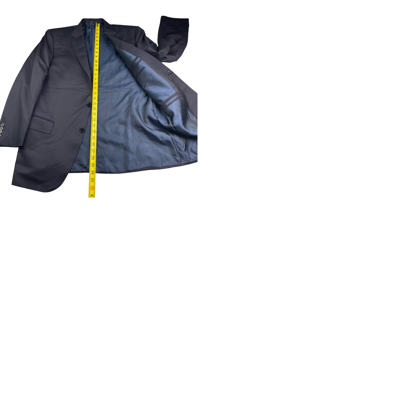 Ermenegildo Zegna Ermenegildo Zegna Men’s Blazer Navy Blue Microsphere Mila 2-Button Spain 42R Size 42R - 9 Thumbnail