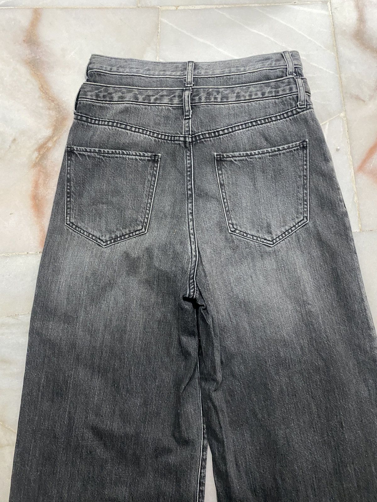 Japanese Brand × Vintage 💥Baggy💥Vintage 90s Style earth Double waist wash Distress Size US 28 / EU 44 - 14 Thumbnail