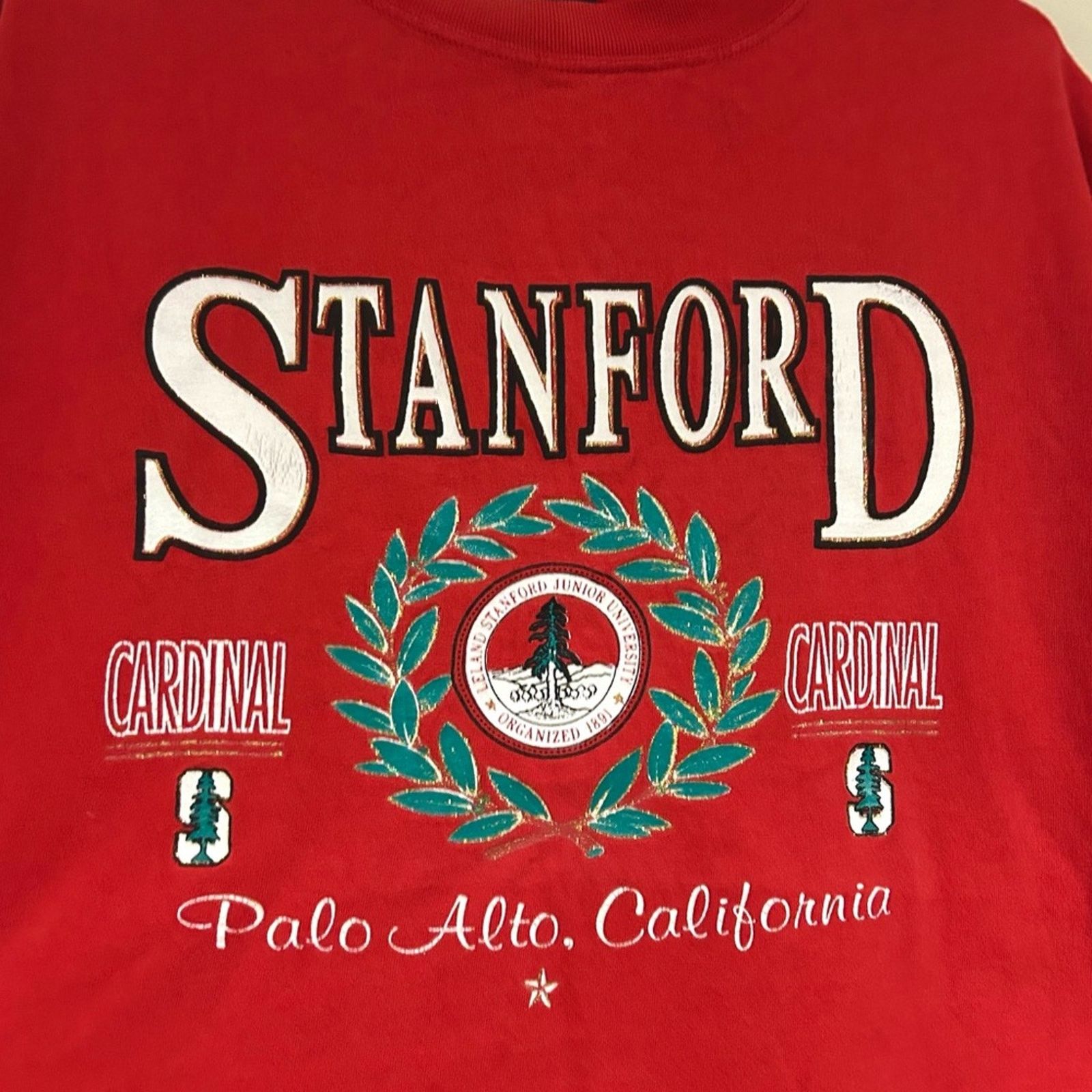 Other Vintage Stanford Cardinal Shirt Size US XXL / EU 58 / 5 - 2 Thumbnail