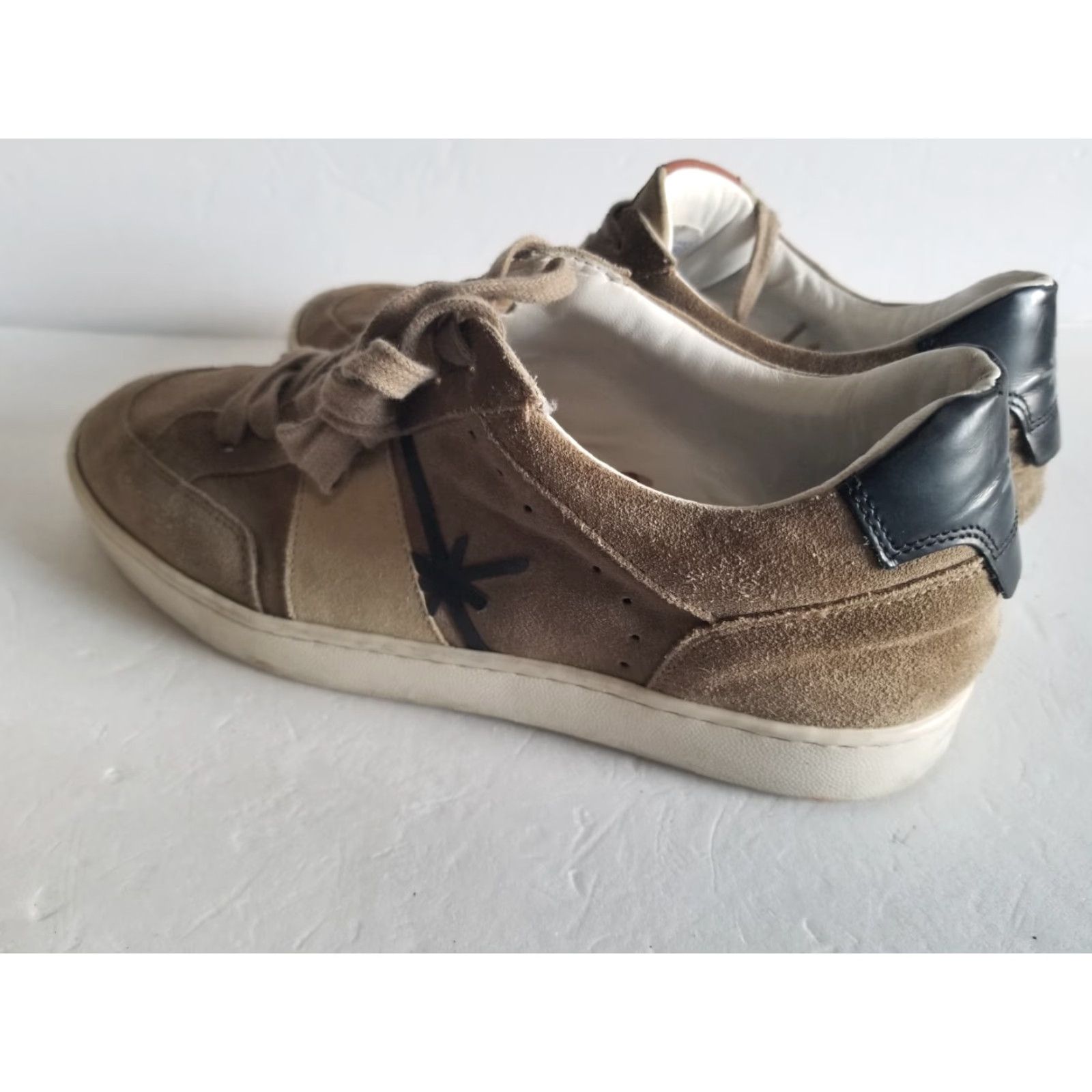 Vintage ROSS & SNOW Sneakers Mens Size 8.5 Suede Beige Italy JackPot Sand Stefano Boot Sneakers Mens Size US 9 / EU 42 - 4 Thumbnail