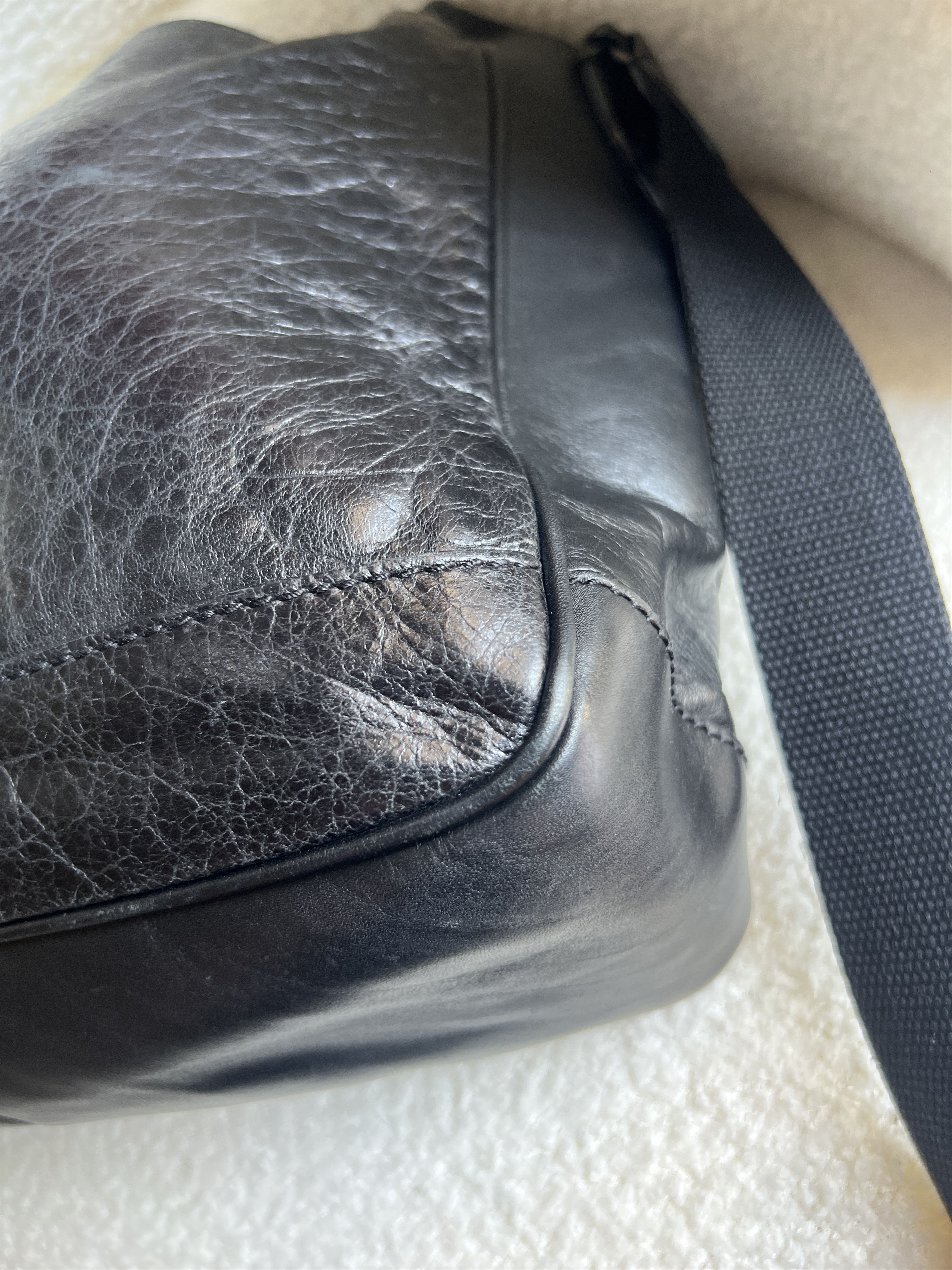 Balenciaga Balenciaga Lambskin Motocross Classic Reporter Crossbody Size ONE SIZE - 19 Thumbnail