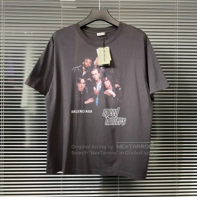 Balenciaga Balenciaga Short-sleeve T-shirt with Speed Hunter series p Size US S / EU 44-46 / 1 - 1 Thumbnail