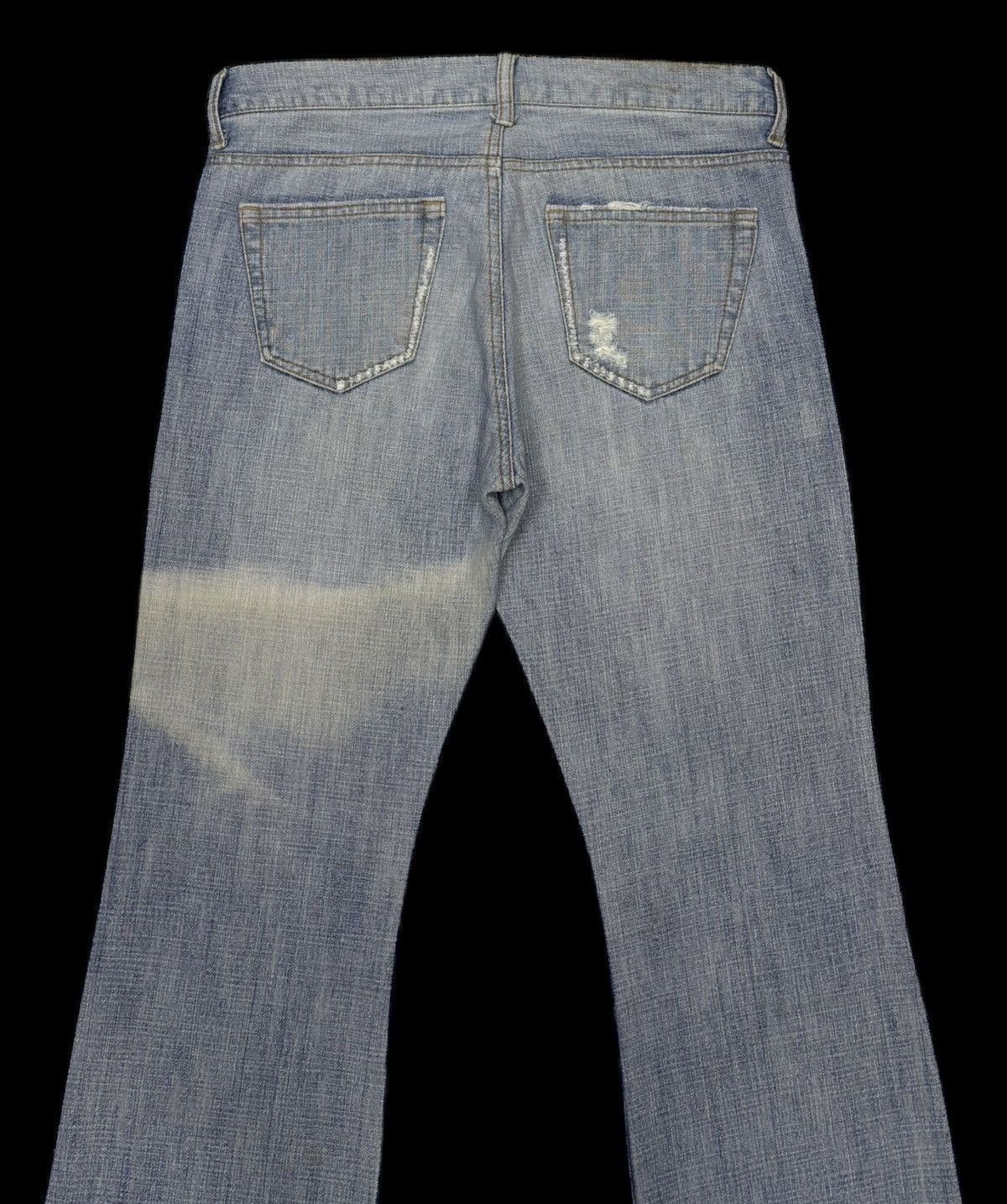 14th Addiction × KMRii × Yasuyuki Ishii Flare Jeans Japanese Brand Bootcut Faded Jeans Size US 31 - 6 Thumbnail