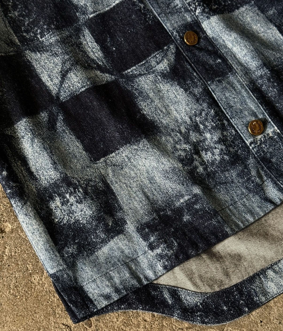 Louis Vuitton Louis Vuitton - Virgil Abloh - Pre Fall 2021 - Damier Denim Size US XL / EU 56 / 4 - 8 Thumbnail