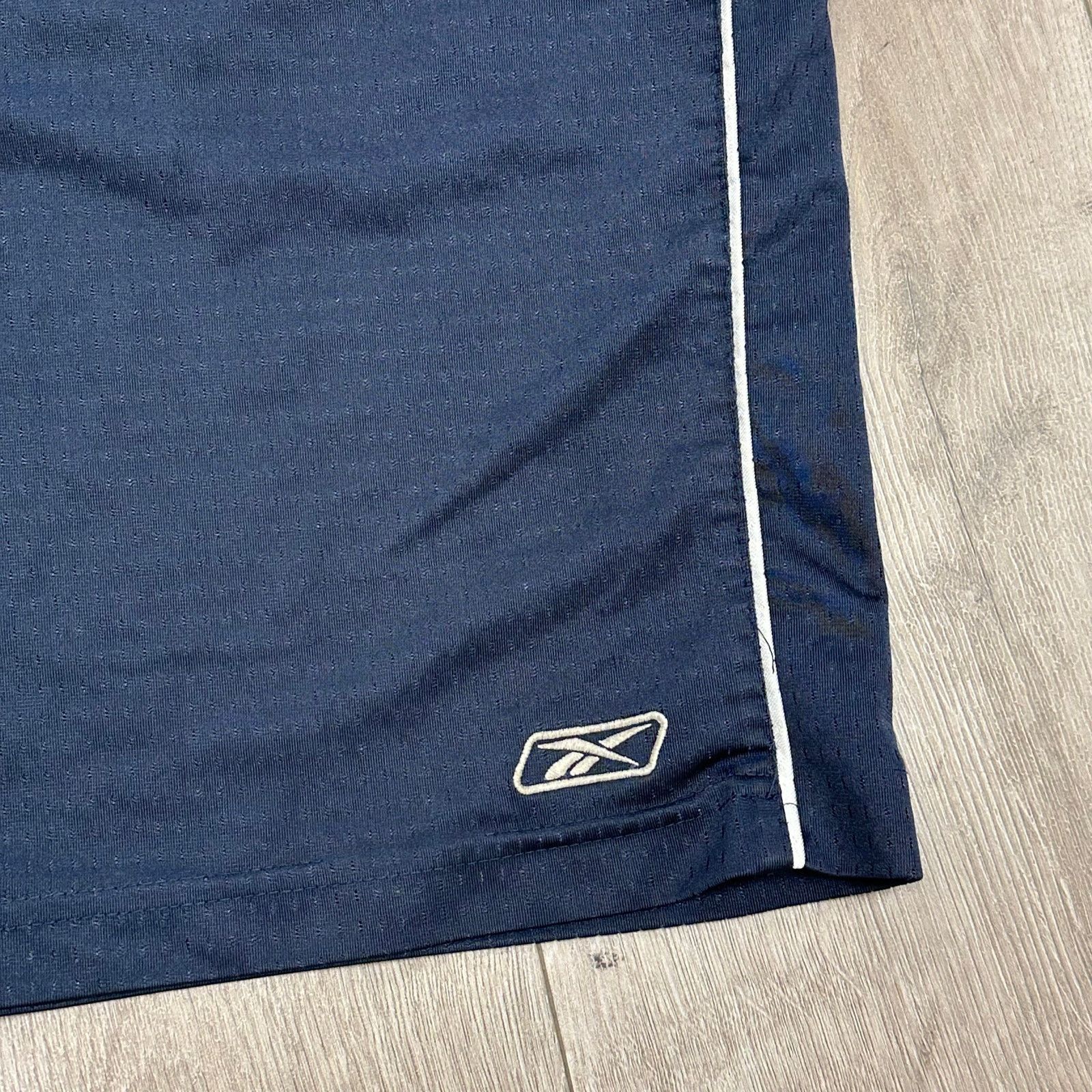 Reebok × Vintage Reebok Navy Mesh Work Out Shorts Size XL B22 Size US 34 / EU 50 - 2 Thumbnail