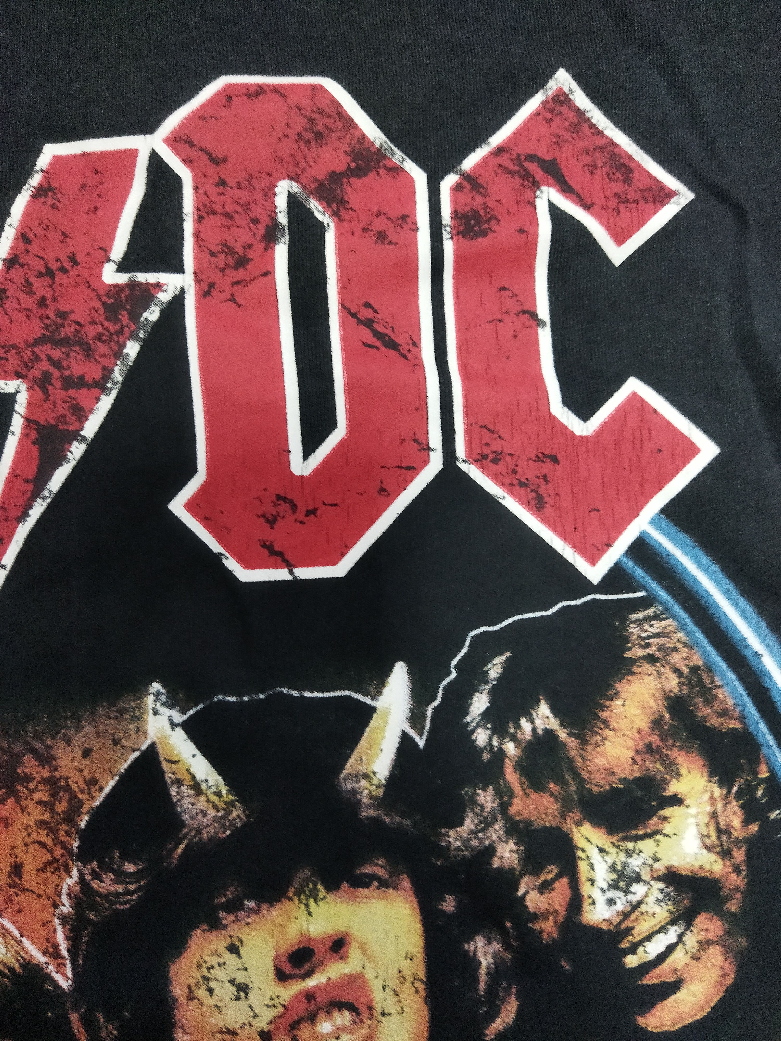 AC/DC × Vintage Vintage Ac Dc Highway To Hell T Shirt Big Logo Band Rock Size US L / EU 52-54 / 3 - 6 Thumbnail