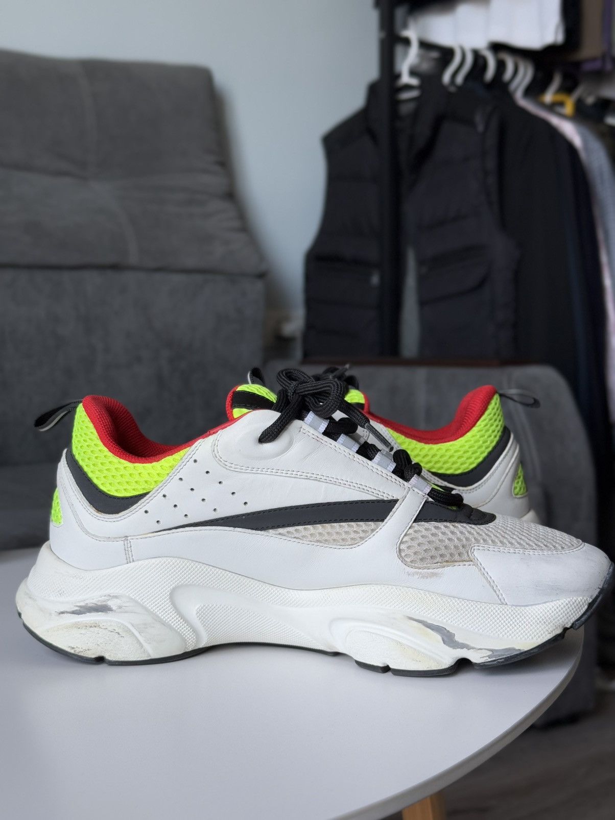 Dior DIOR B22 Sneaker Multicolor Neon Yellow Ref Size US 9 / EU 42 - 11 Thumbnail