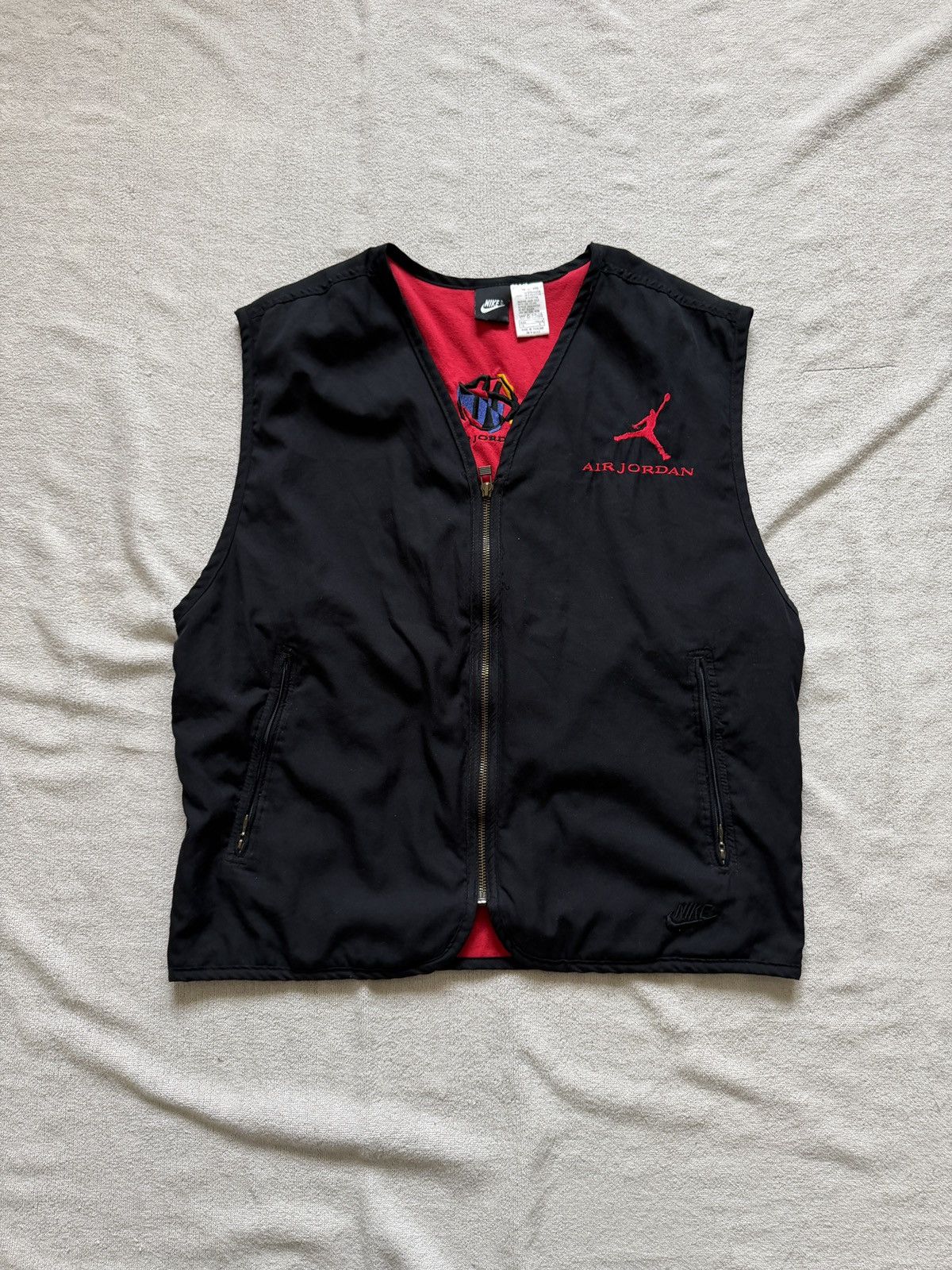 Jordan Brand Nike air jordan vintage vest big logo back 90s Size US S / EU 44-46 / 1 - 4 Thumbnail