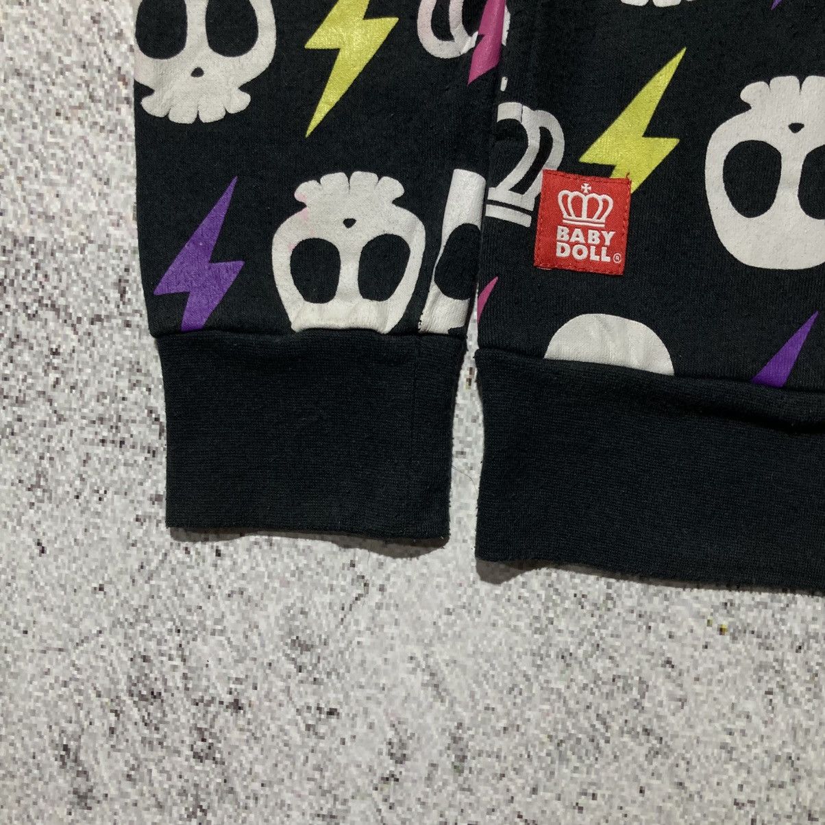 Japanese Brand 2000s Baby Doll All Over Print Logo Fur Ziphoodie Black Lgb Size US M / EU 48-50 / 2 - 7 Thumbnail