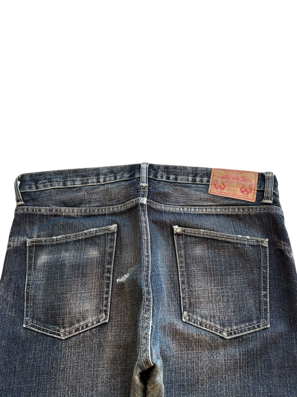 Takeo Kikuchi Vintage Takeo Kikuchi Rusty Mud Wash Distressed Bootcut Jean Size US 35 - 8 Thumbnail