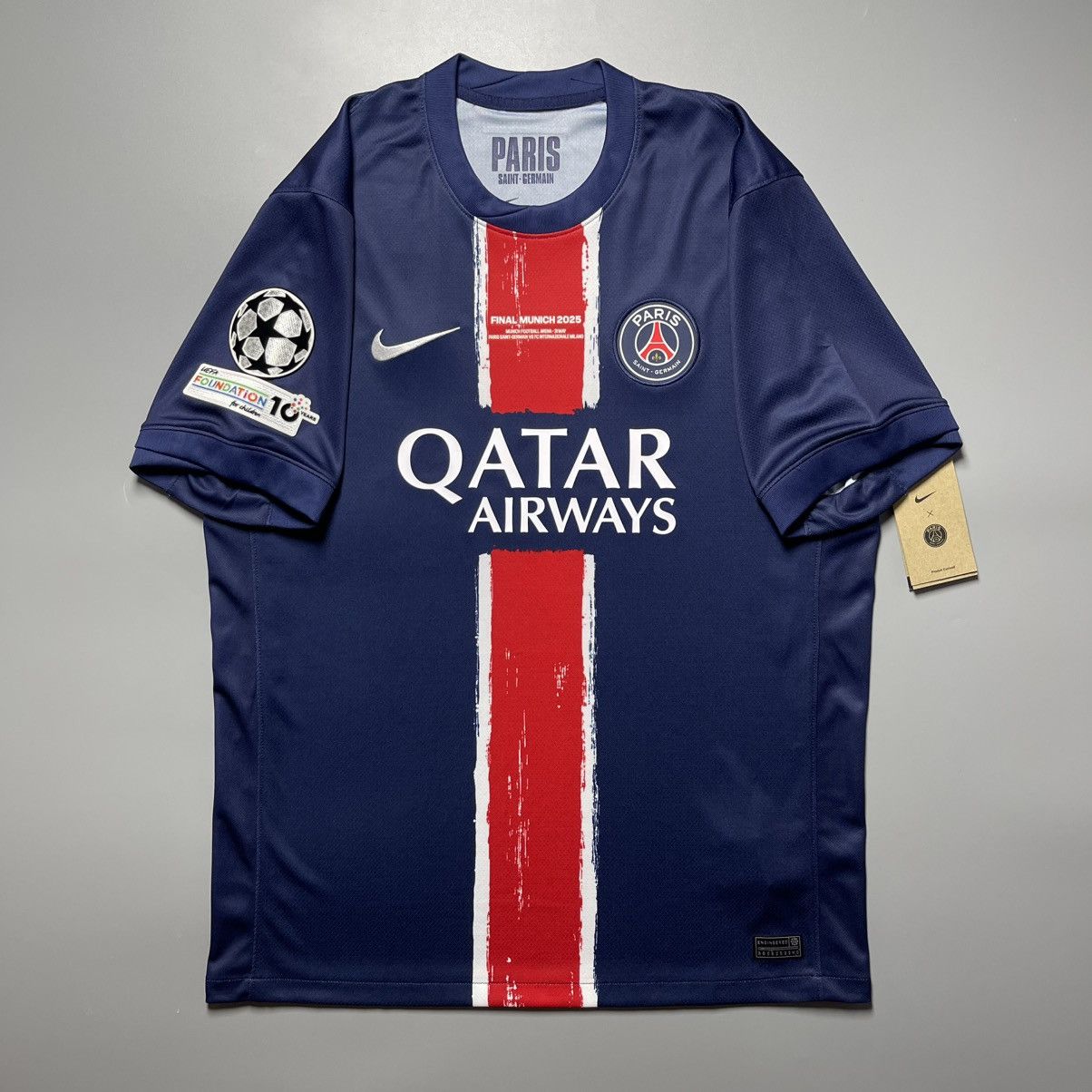 Nike NWT PSG NIKE 2024/2025 FOOTBALL HOME JERSEY #14 DESIRE DOUE Size US L / EU 52-54 / 3 - 2 Thumbnail