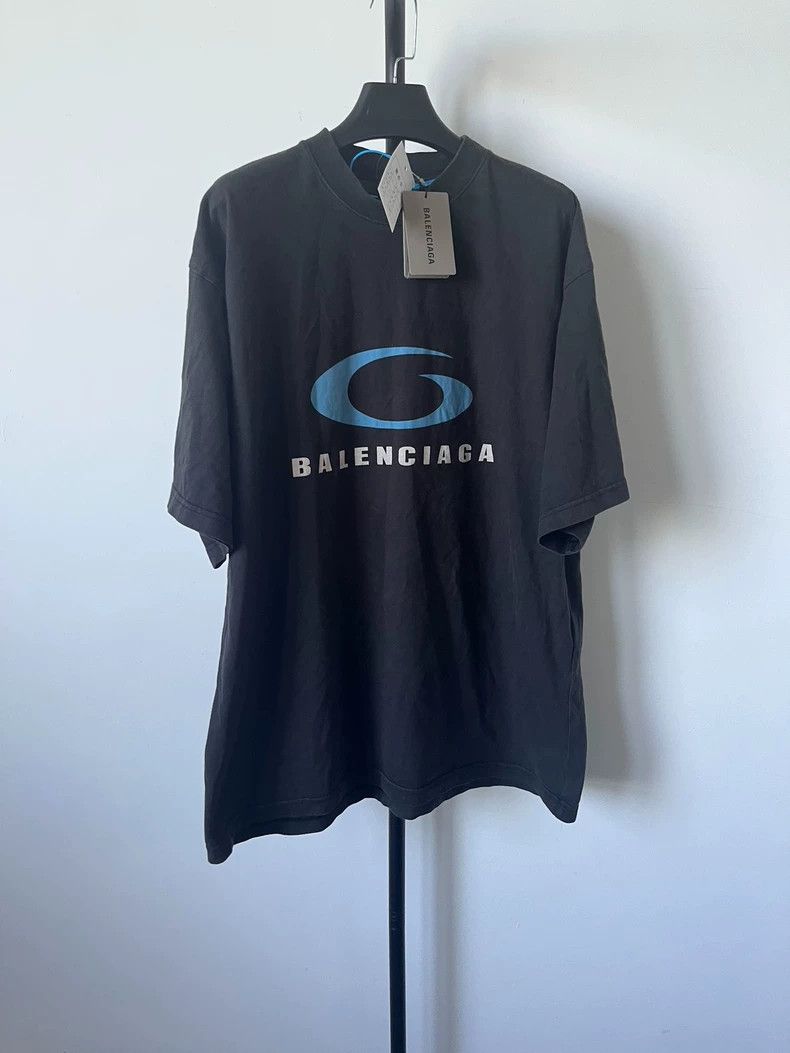 Balenciaga Balenciaga Single ring logo short sleeve Size US L / EU 52-54 / 3 - 1 Thumbnail
