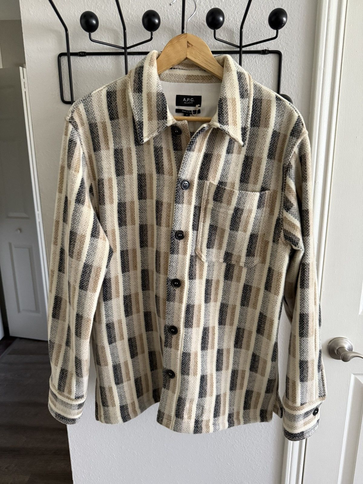 A.P.C. APC - Stanley Overshirt - BNWT Size US S / EU 44-46 / 1 - 1 Thumbnail