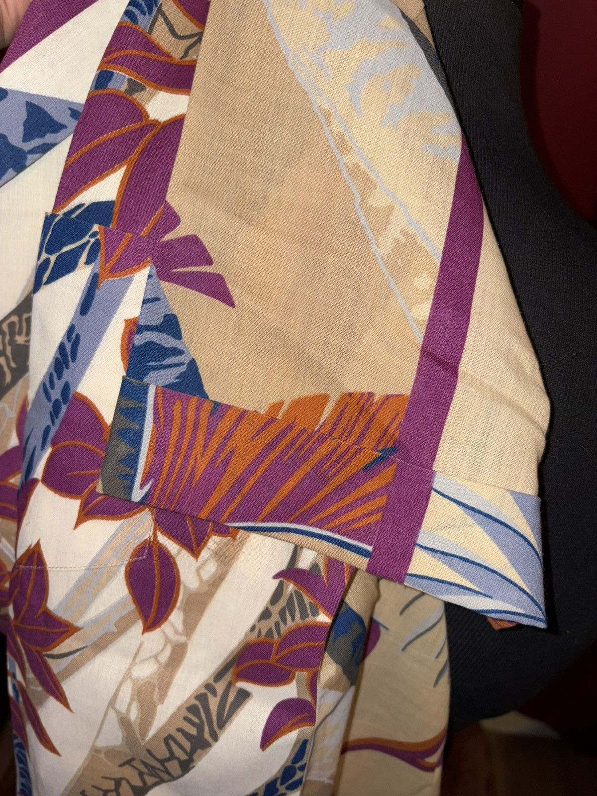 Vintage Vintage Hawaiian Shirt Floral Avant Gard Boho Button Down Size US M / EU 48-50 / 2 - 9 Thumbnail