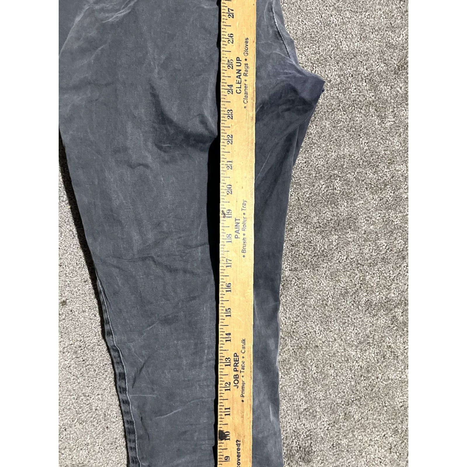 Gap GAP Women 6 Regular Chino Pants Bootcut Stretch Gray Distressed Colorful Size 28" / US 6 / IT 42 - 6 Thumbnail