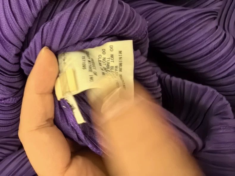 Issey Miyake issey miyake size:4 Purple dress 2506-Nextarrow Size XXS / US 00 / IT 34 - 2 Thumbnail