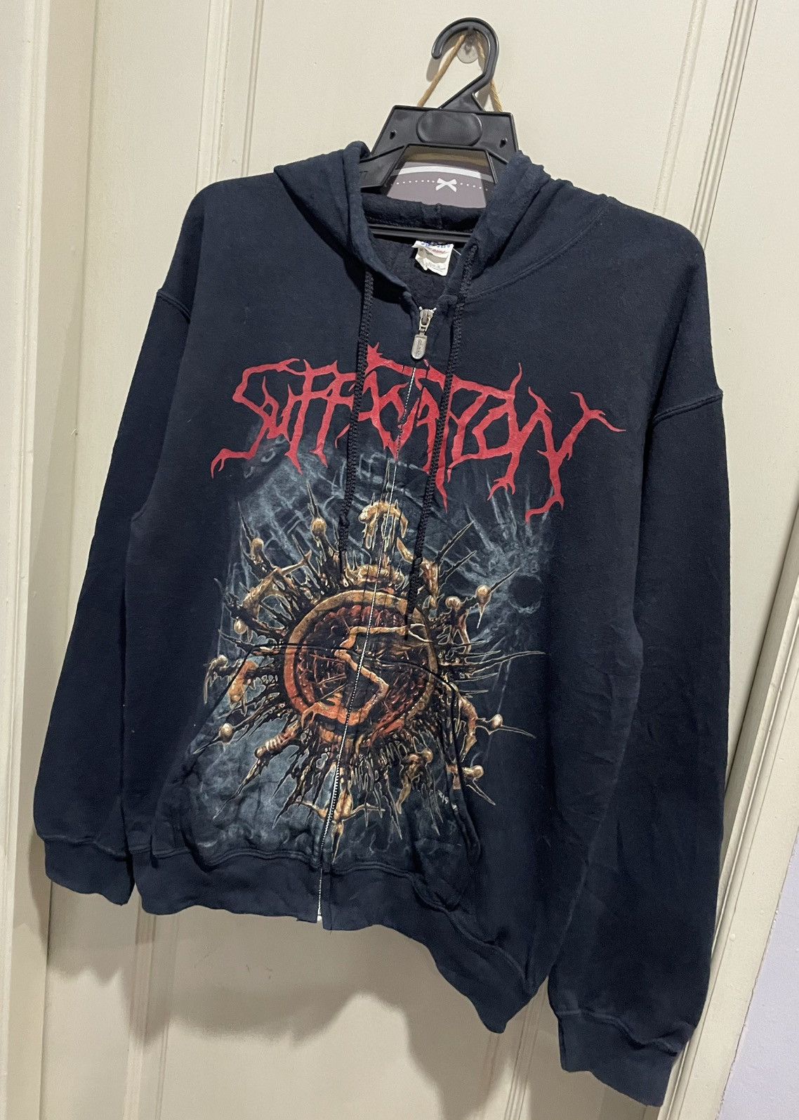 Band Tees VTG 00s Suffocation Hoodie Size US M / EU 48-50 / 2 - 3 Thumbnail
