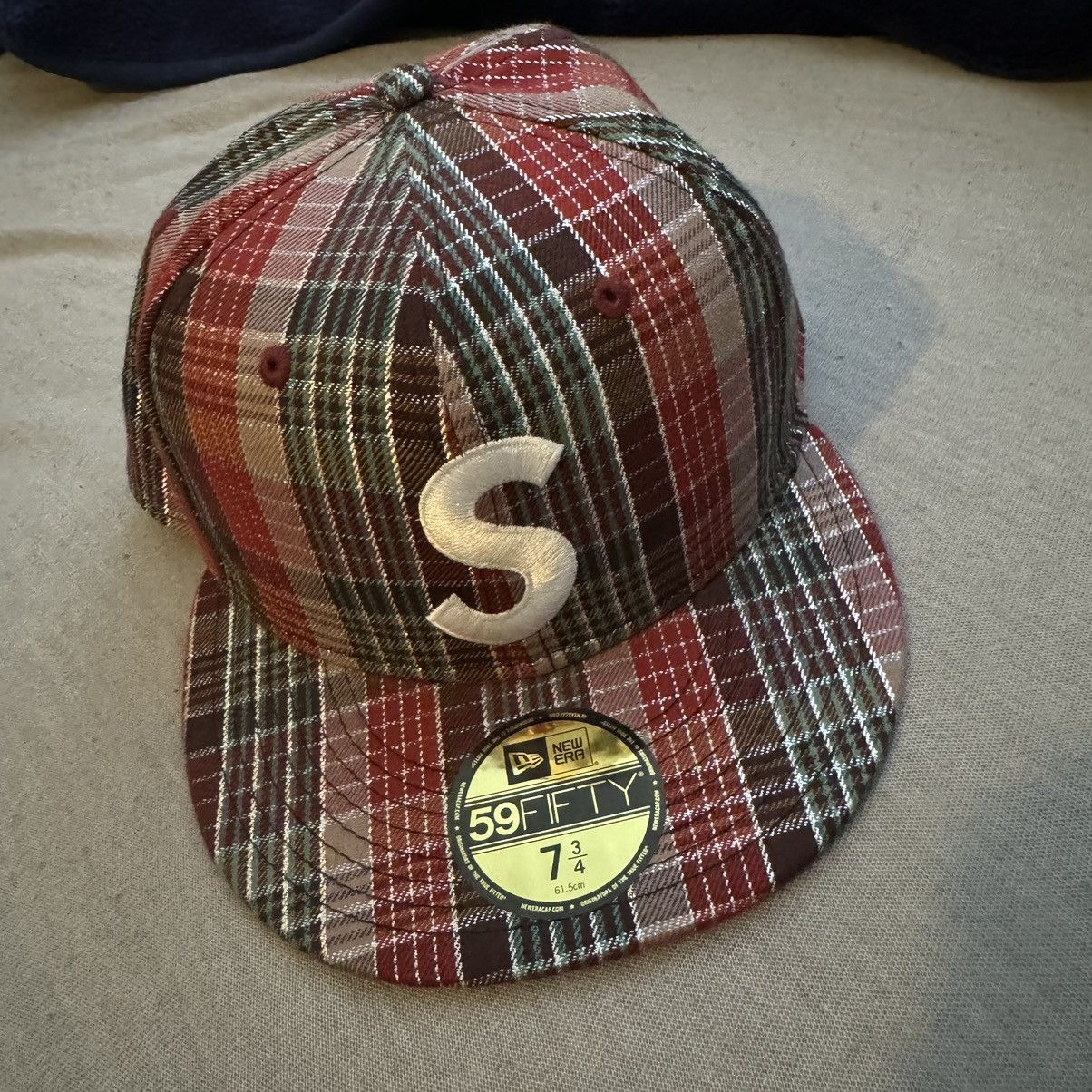 Supreme Supreme Jesus Piece S Logo FW23 New Era Fitted Hat Red 7 3