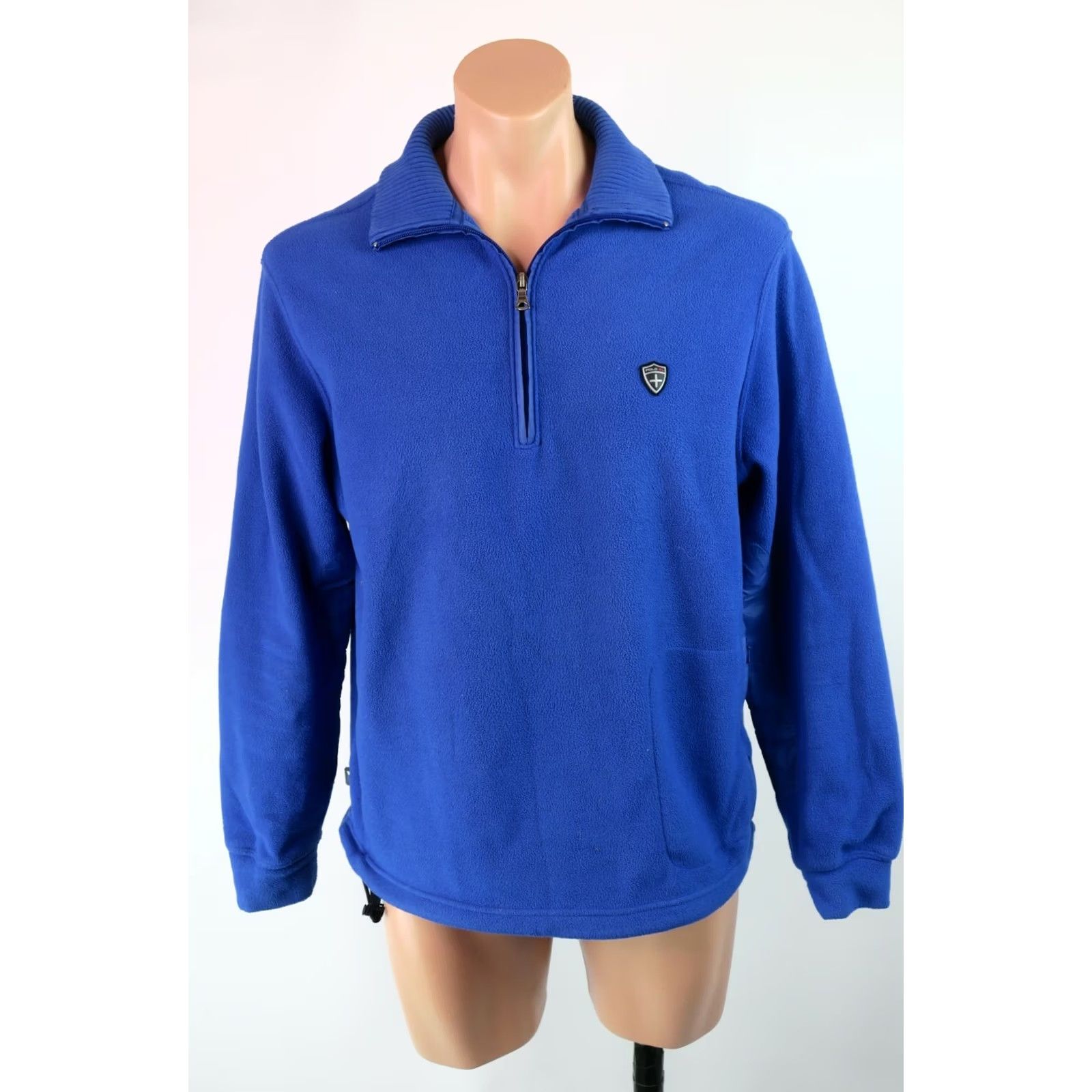 Polo Ralph Lauren VINTAGE Polo Ralph Lauren Sport Jacket Men M Blue 1/4 Zip Polartec Fleece 90s Polo Ralph Lauren Sport 90s Mens Jacket Size US M / EU 48-50 / 2 - 3 Thumbnail