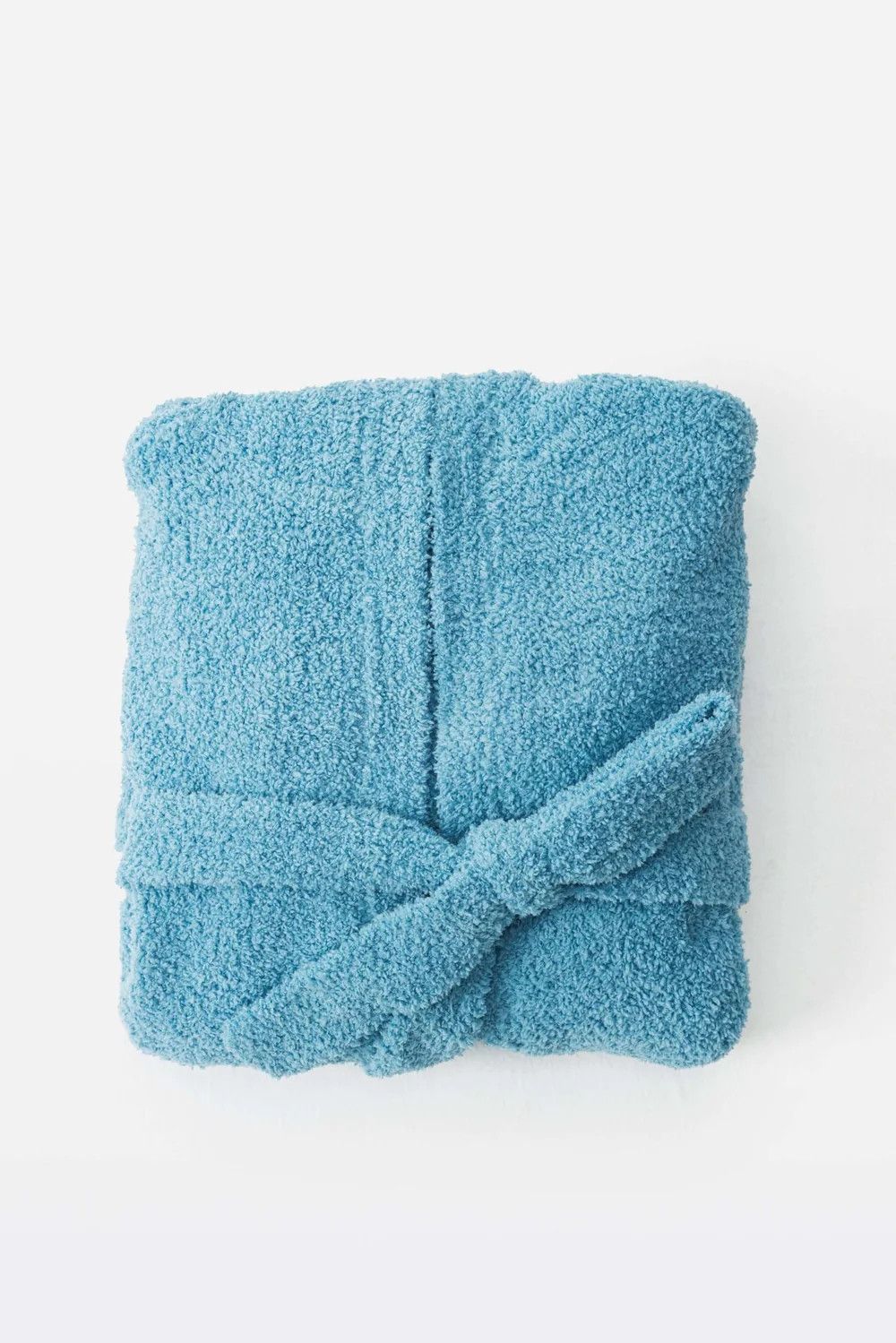 Tekla o1mle0325 Unisex Hooded Bathrobe in Aqua Blue Size US XL / EU 56 / 4 - 6 Thumbnail