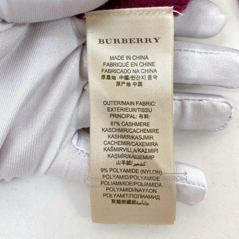 Burberry Burberry Purple Cashmere Long Sleeve Sweater. Size S / US 4 / IT 40 - 7 Thumbnail