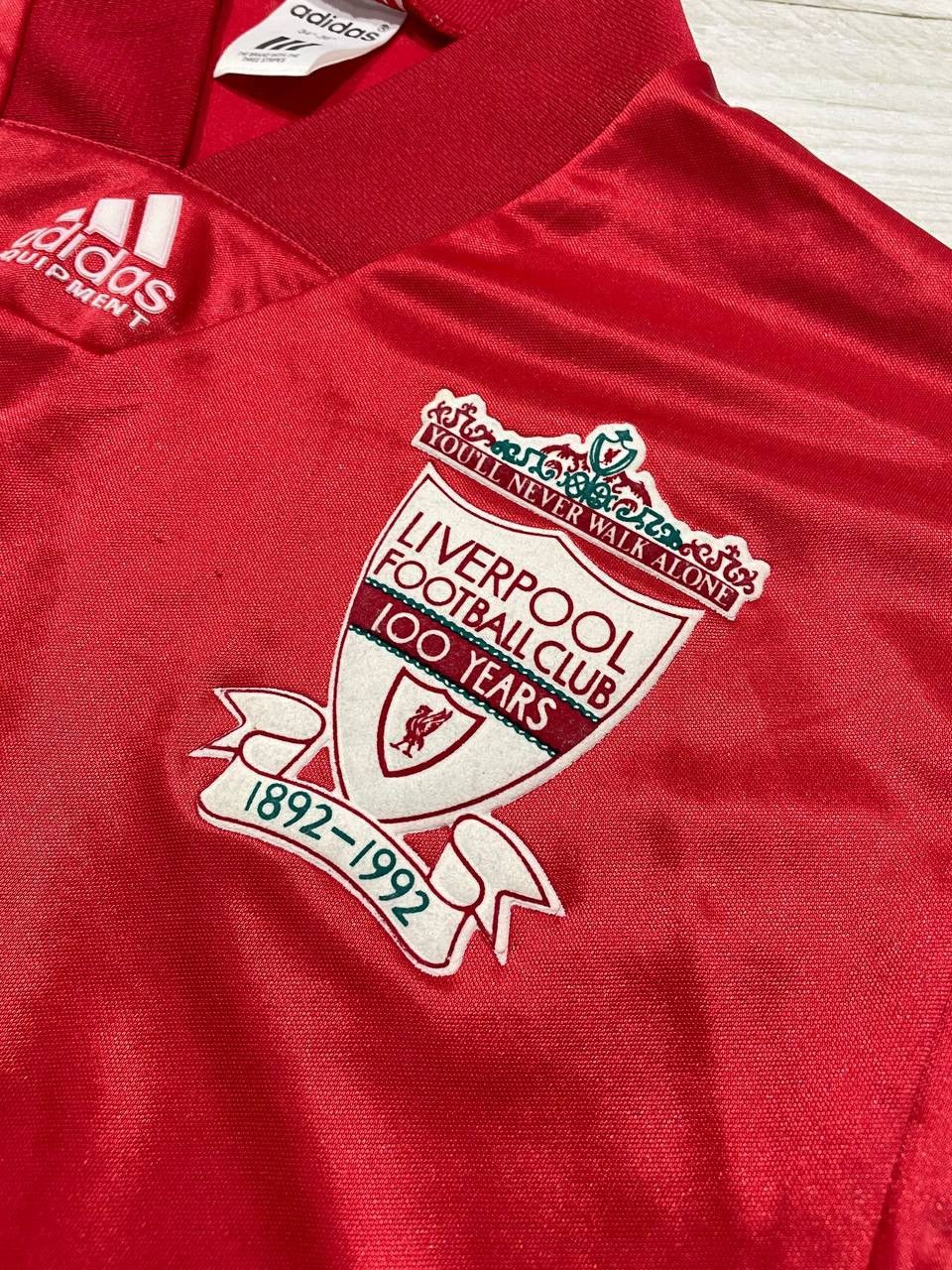Adidas Vintage Adidas Liverpool 1992 1993 Home Shirt Soccer Jersey Size US S / EU 44-46 / 1 - 5 Thumbnail