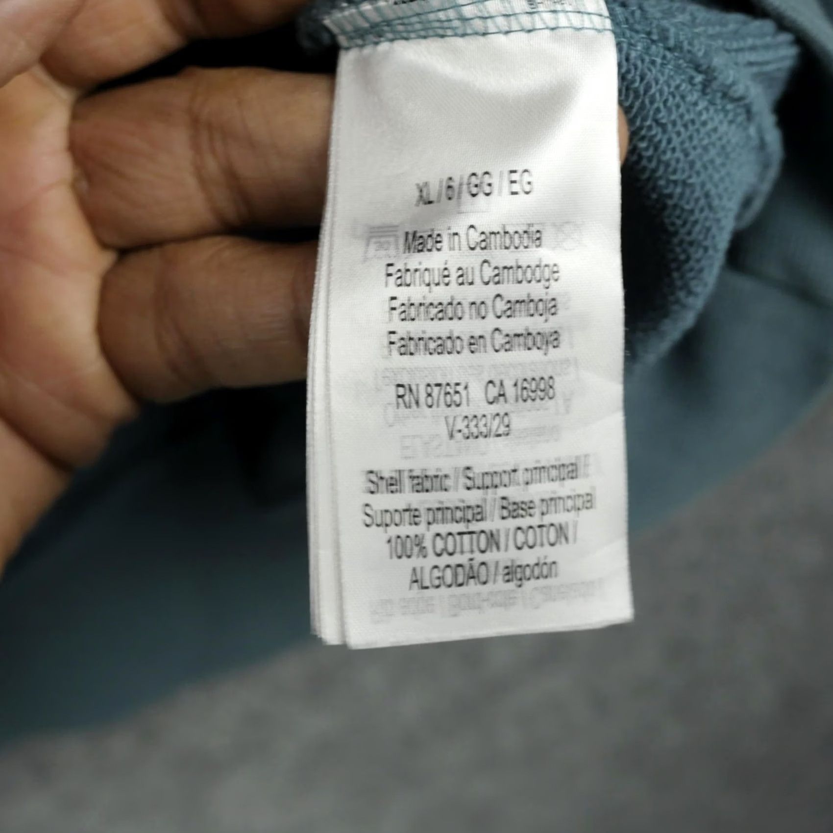 Lacoste Lacoste Sweatshirt Mens XL Blue Crewneck Pullover Big Logo Classic Fit Fleece Size US XL / EU 56 / 4 - 6 Thumbnail