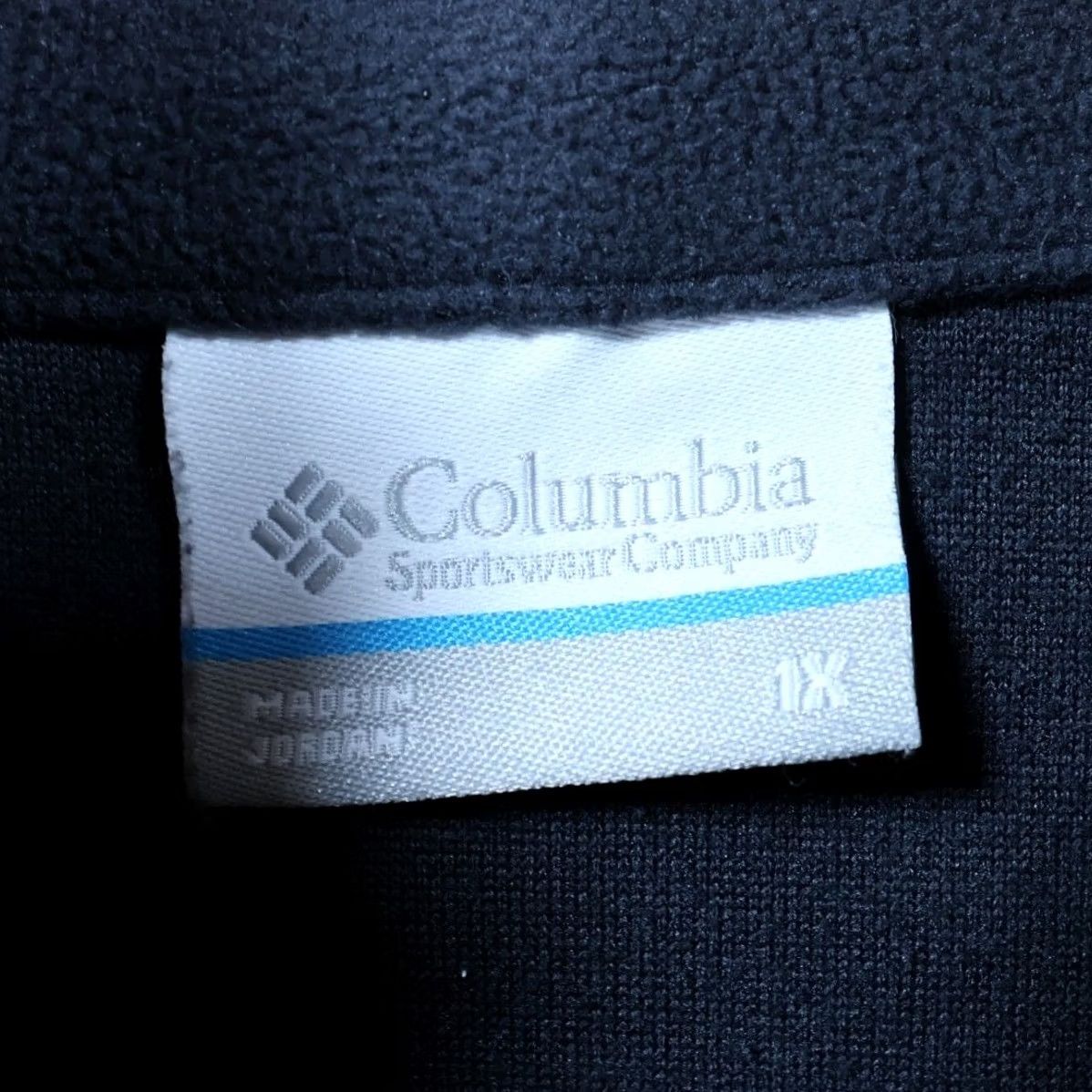 Vintage Columbia Womens 1X Charcoal Gray Fleece Pullover Top Quarter Zip Size XL / US 12-14 / IT 48-50 - 7 Thumbnail