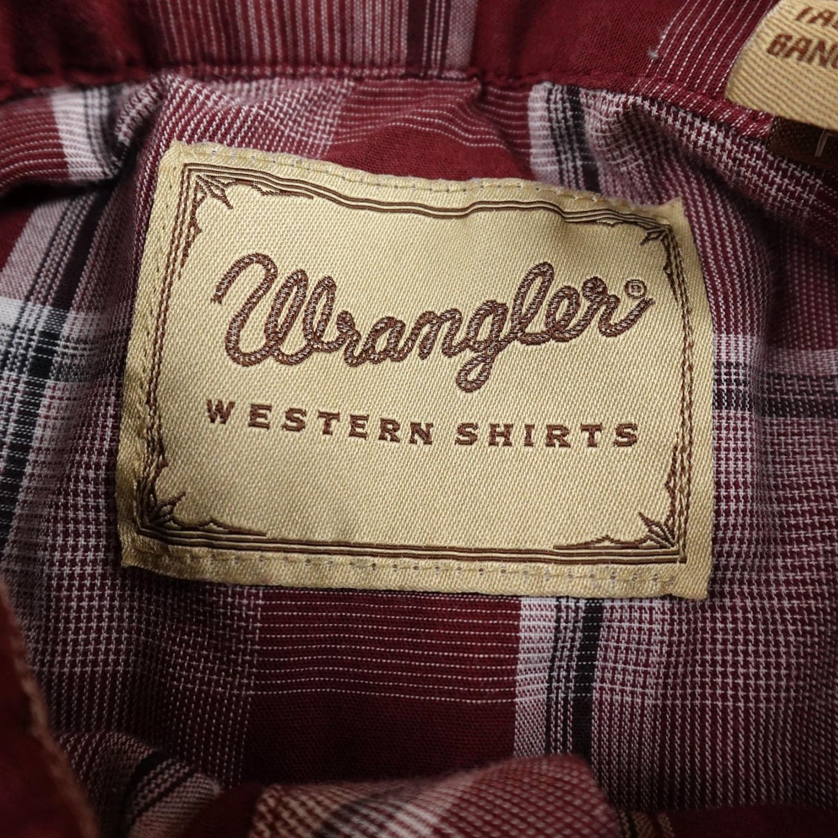 Wrangler VINTAGE Wrangler Shirt Mens L Red Plaid Western Pearl Snap Up Long Sleeve Cowboy Rodeo Size US L / EU 52-54 / 3 - 4 Thumbnail