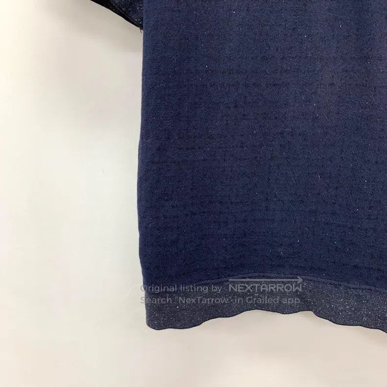 Louis Vuitton Louis Vuitton Dark blue full print cotton crewneck short s Size US XL / EU 56 / 4 - 4 Thumbnail