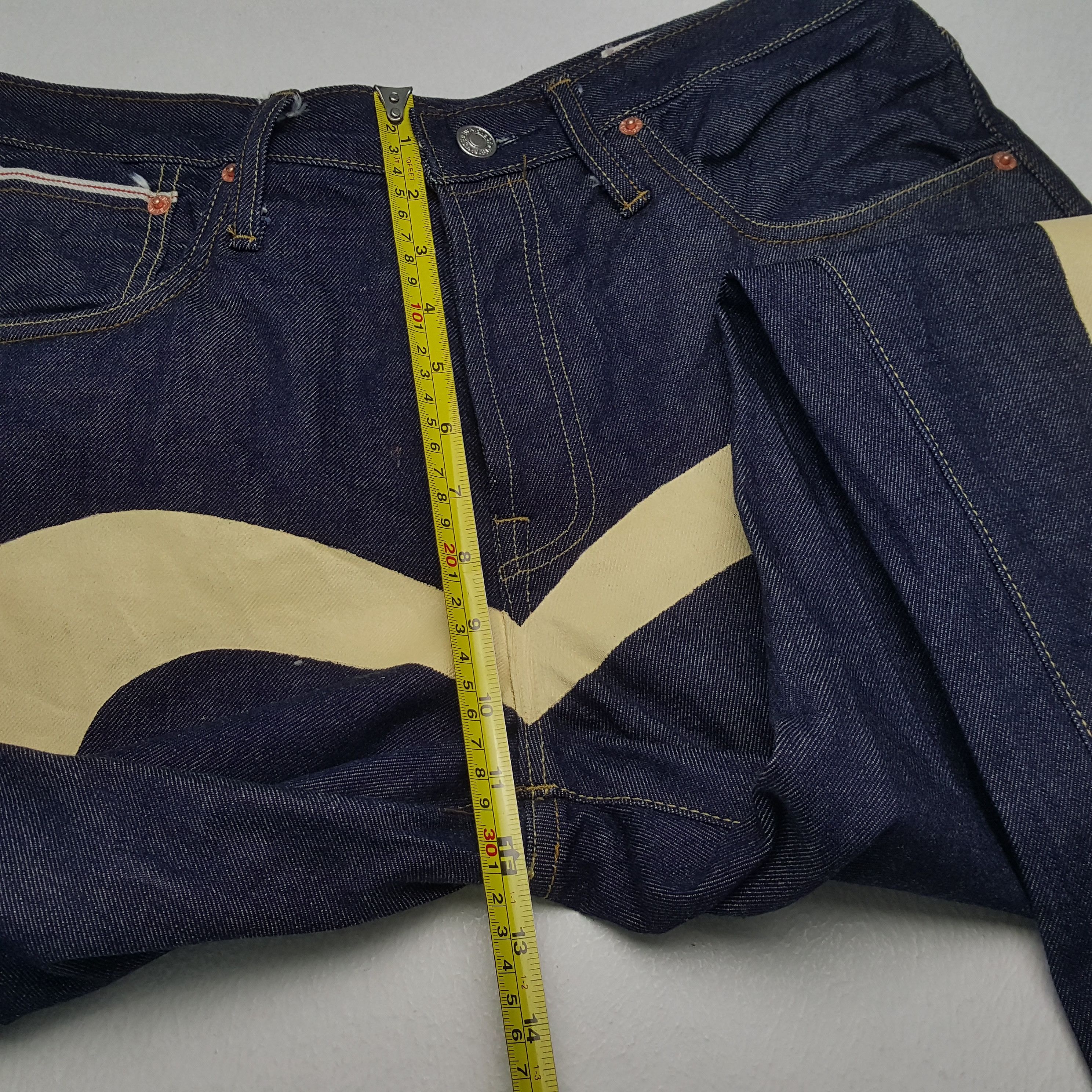 Japanese Brand × Vintage EVISU Japanese Brand Streetwear Custom Daicock Jeans Size US 32 / EU 48 - 8 Thumbnail
