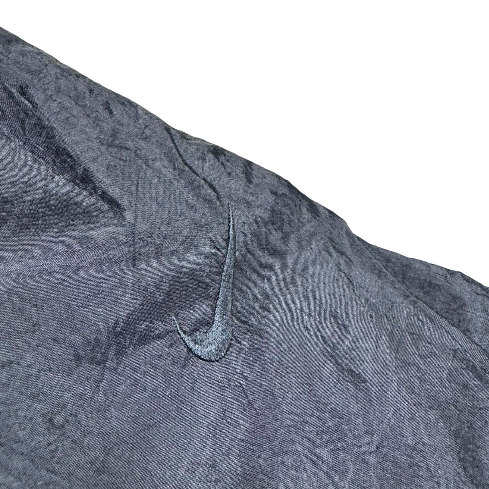 Nike VINTAGE Nike Sweatpants Women's M Black Windbreaker Ankle Zip Pockets 90s Nike Womens M Black Knit Sweatpants 90s Size 32" / US 10 / IT 46 - 3 Thumbnail