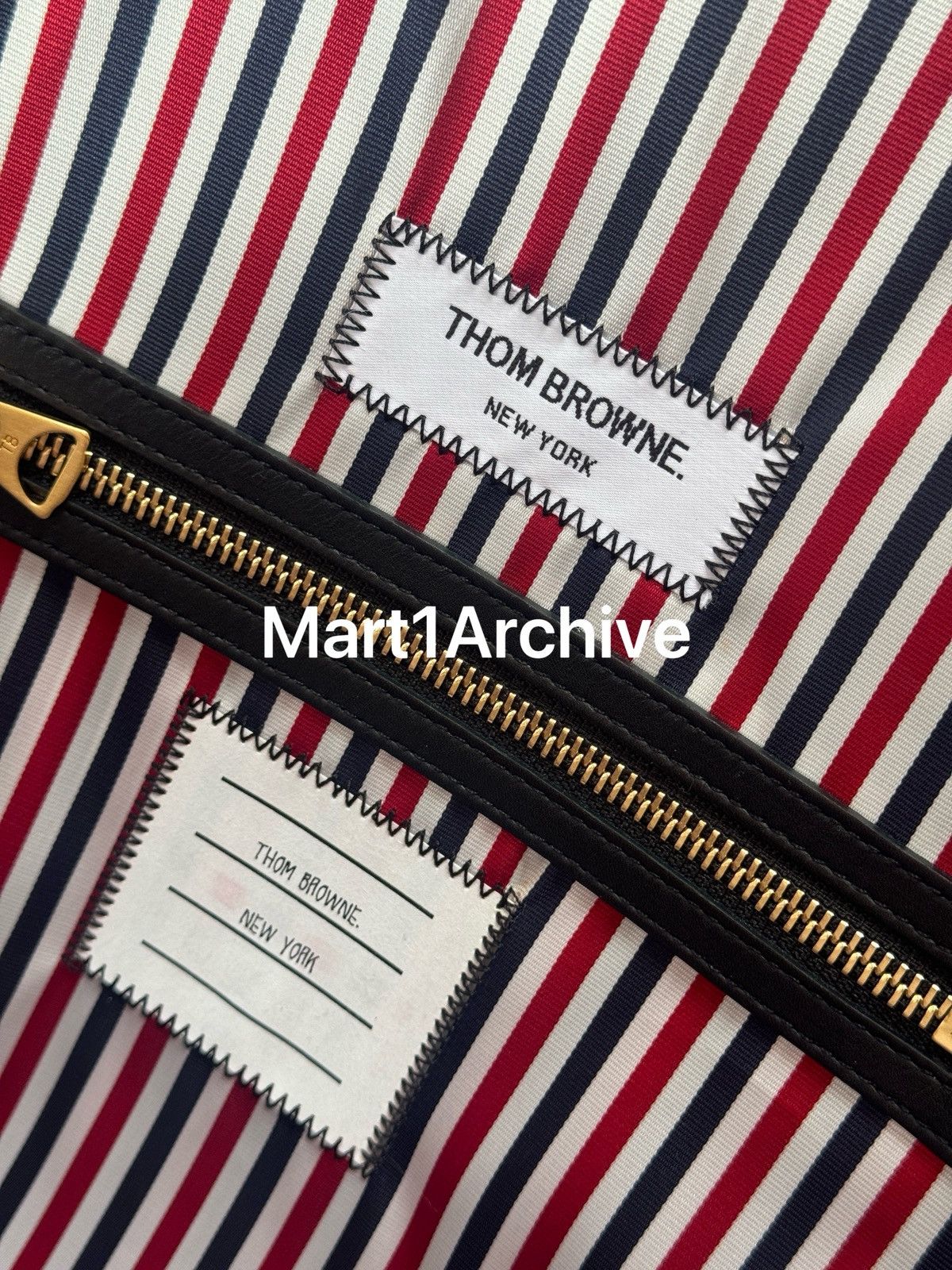 Thom Browne Thom Browne 15FW Turtle Leather Backpack Size ONE SIZE - 7 Thumbnail