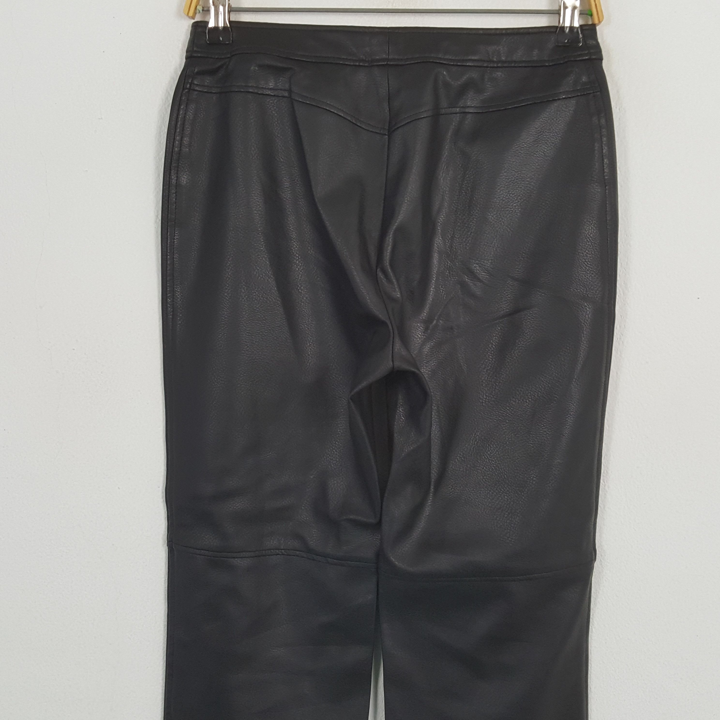 Marella × Vintage Vintage MARELLA TRICOT Italian Fashion Brand Leather Pants Size 28" / US 6 / IT 42 - 5 Thumbnail