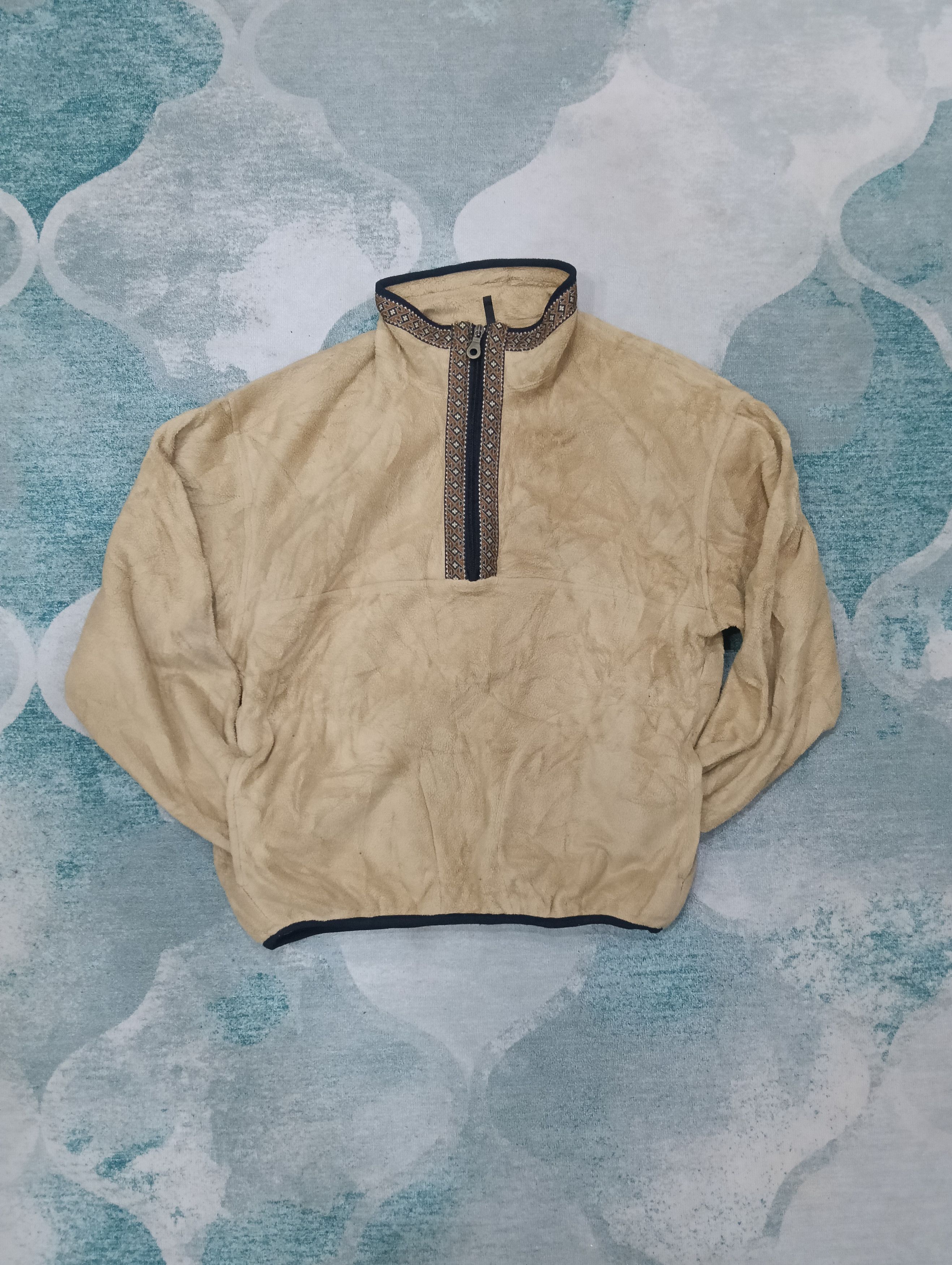 Vintage × Woolrich Woolen Mills Vintage Woolrich Half Zipper Size US M / EU 48-50 / 2 - 2 Thumbnail