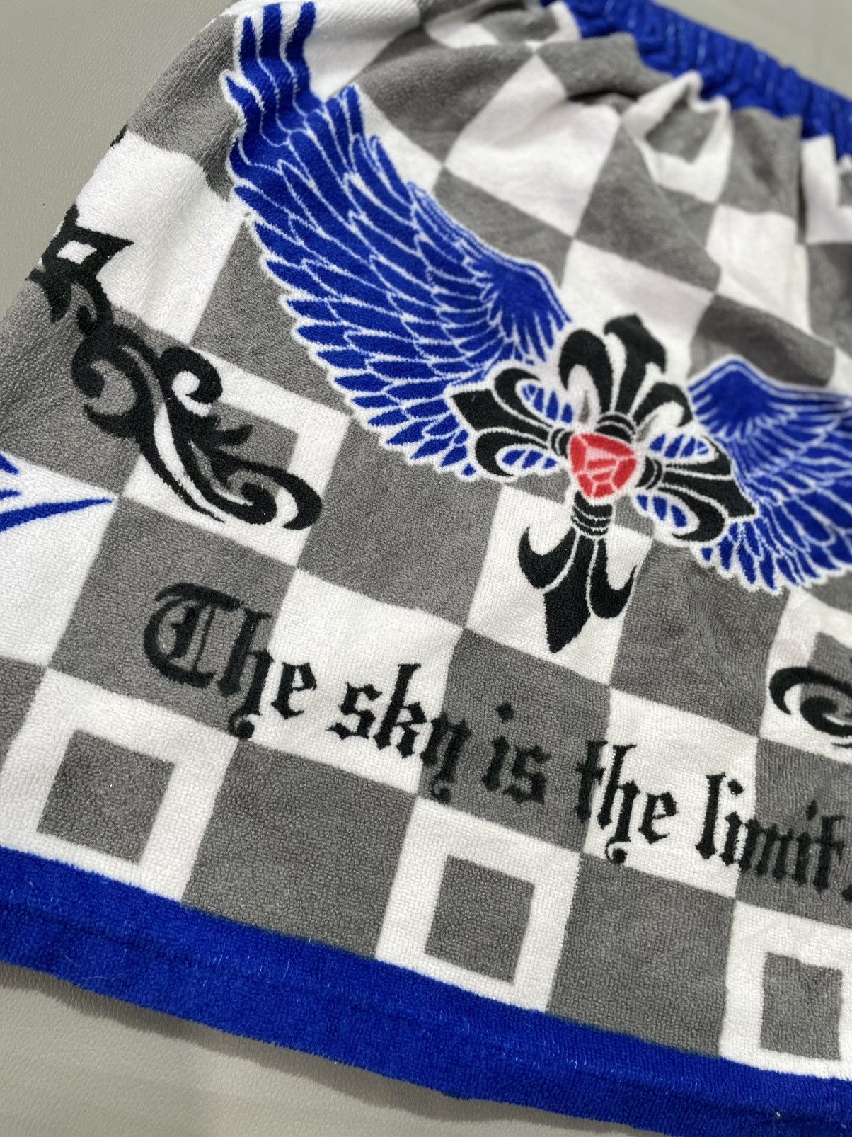 Japanese Brand × Vintage 2000s Japanese Tribal Poem Towels mini skirt Size ONE SIZE - 4 Thumbnail