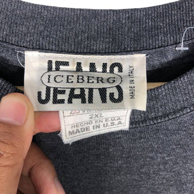 Iceberg Vintage Iceberg Jeans T-shirt Size US XXL / EU 58 / 5 - 7 Thumbnail