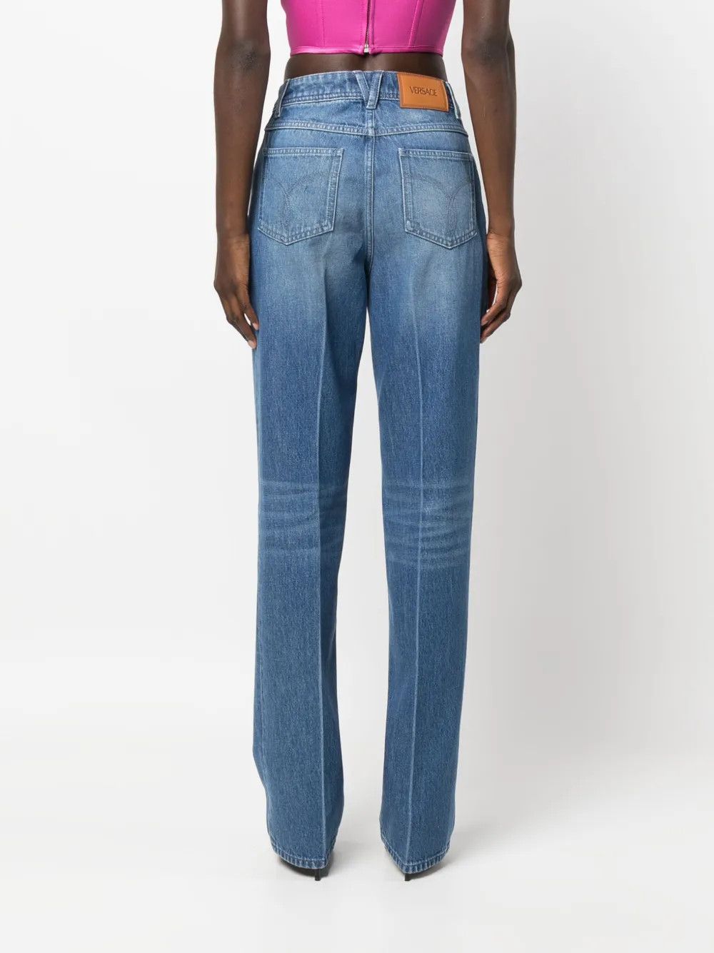 Versace o1y0226 Denim Pant in Blue Size 24" / US 00 / IT 34 - 4 Thumbnail