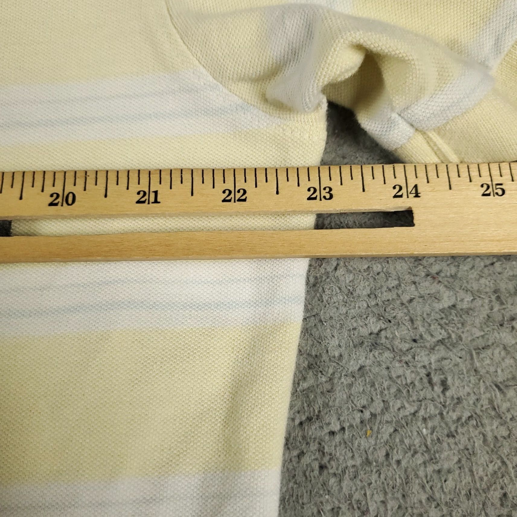 Nautica Nautica Polo Shirt Mens Large Yellow Striped Polo Short Sleeve Casual Adult Size US L / EU 52-54 / 3 - 5 Thumbnail