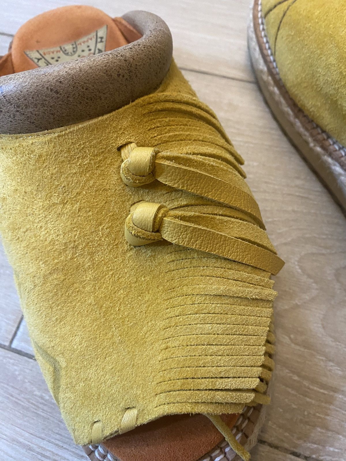Kapital × Kapital Kountry KAPITAL DEER LEATHER PUEBLO RAIN SANDALS Size US 7.5 / EU 40-41 - 5 Thumbnail