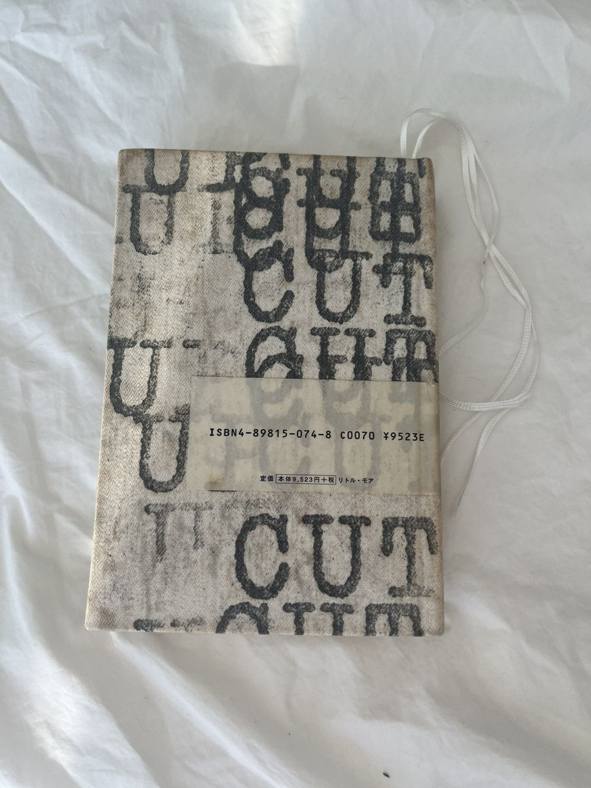 book white the last volume/ナンバーナイン Number Nine S/S 2002 Cut