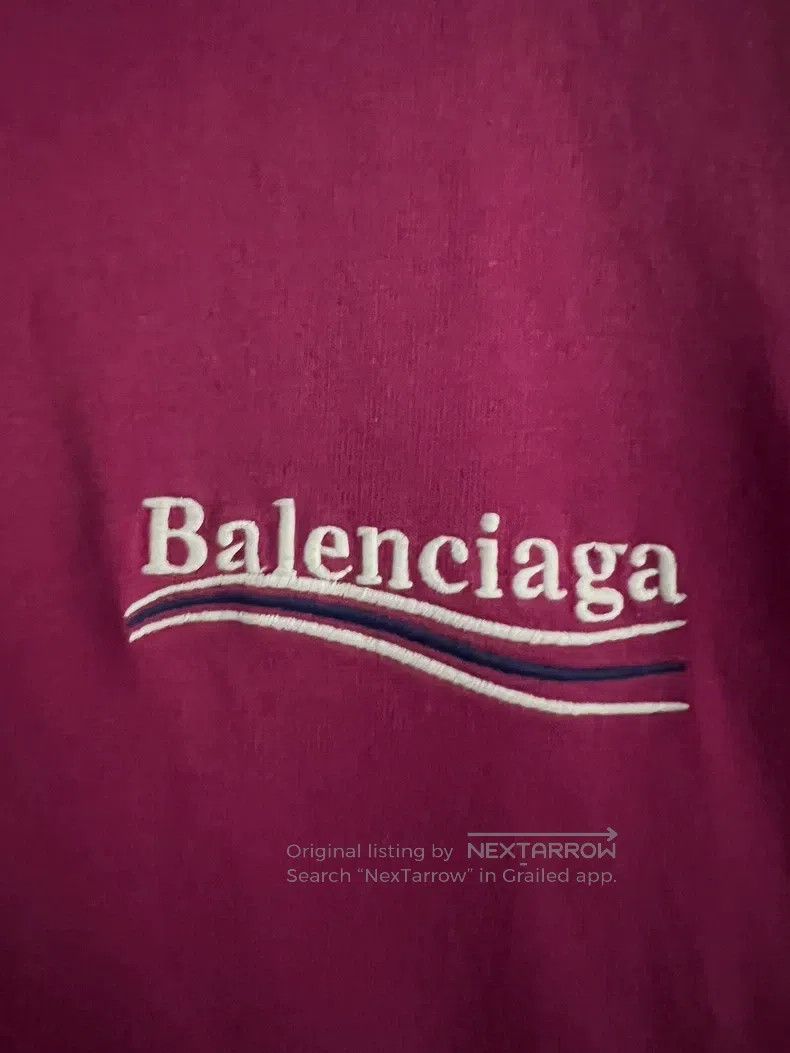 Balenciaga Balenciaga Fuchsia Coke Embroidered Short Sleeve S Size US S / EU 44-46 / 1 - 4 Thumbnail