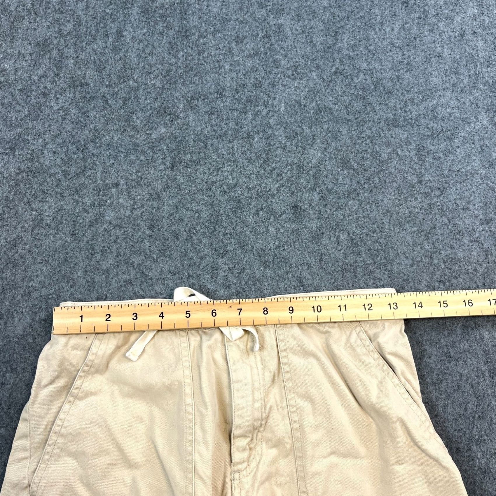 Guess GUESS Chinos Shorts 26 UK 6 Beige Paper Bag Cotton Vintage Womens 5-Pocket Chino Casual Summer Spring Autumn Womens Fashion Shorts Boys Girls Mens Size 28" / US 6 / IT 42 - 6 Thumbnail