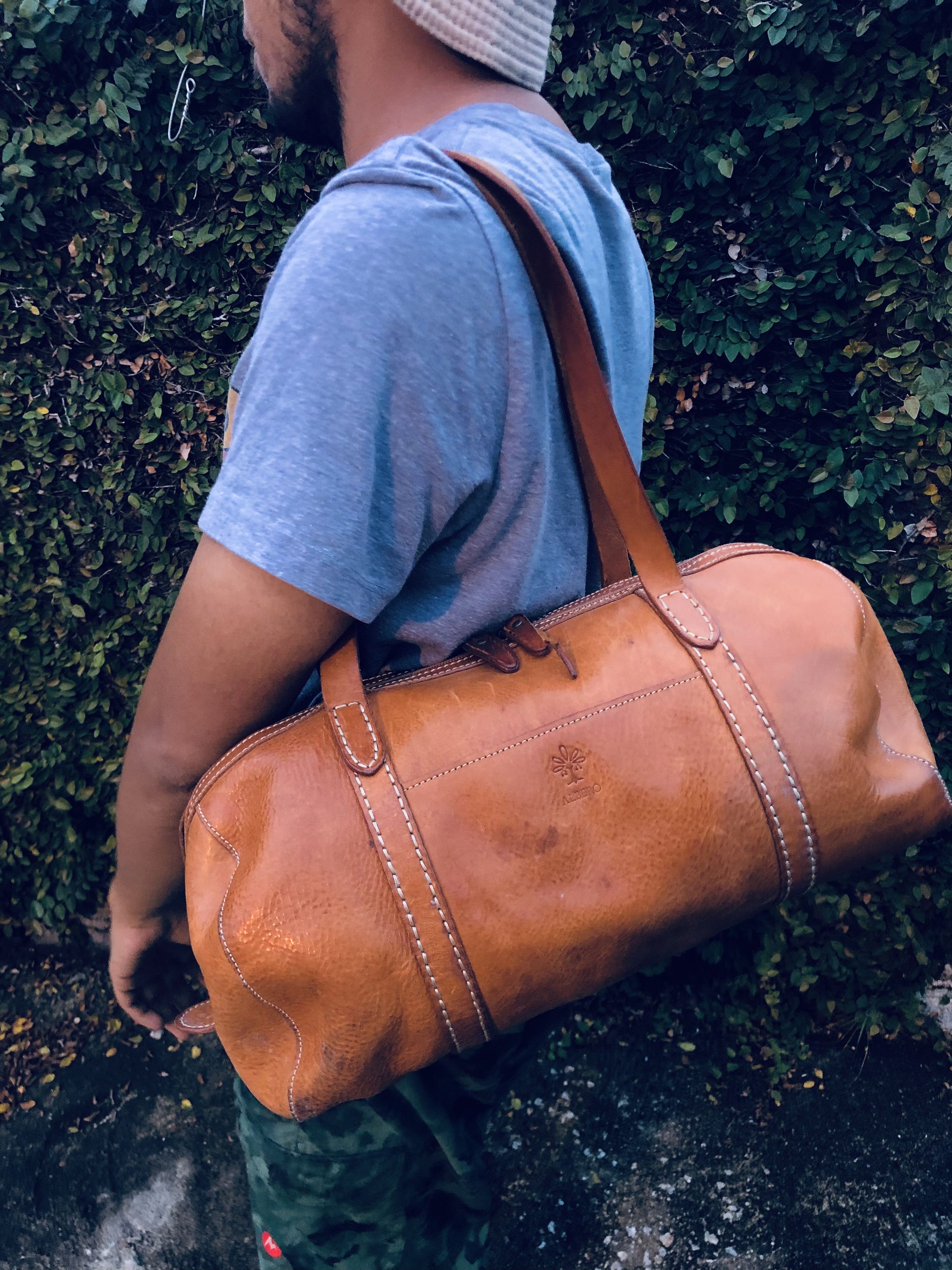 Handmade Alberto Italian Handmade Style Leather Bag Handle Size ONE SIZE - 14 Thumbnail