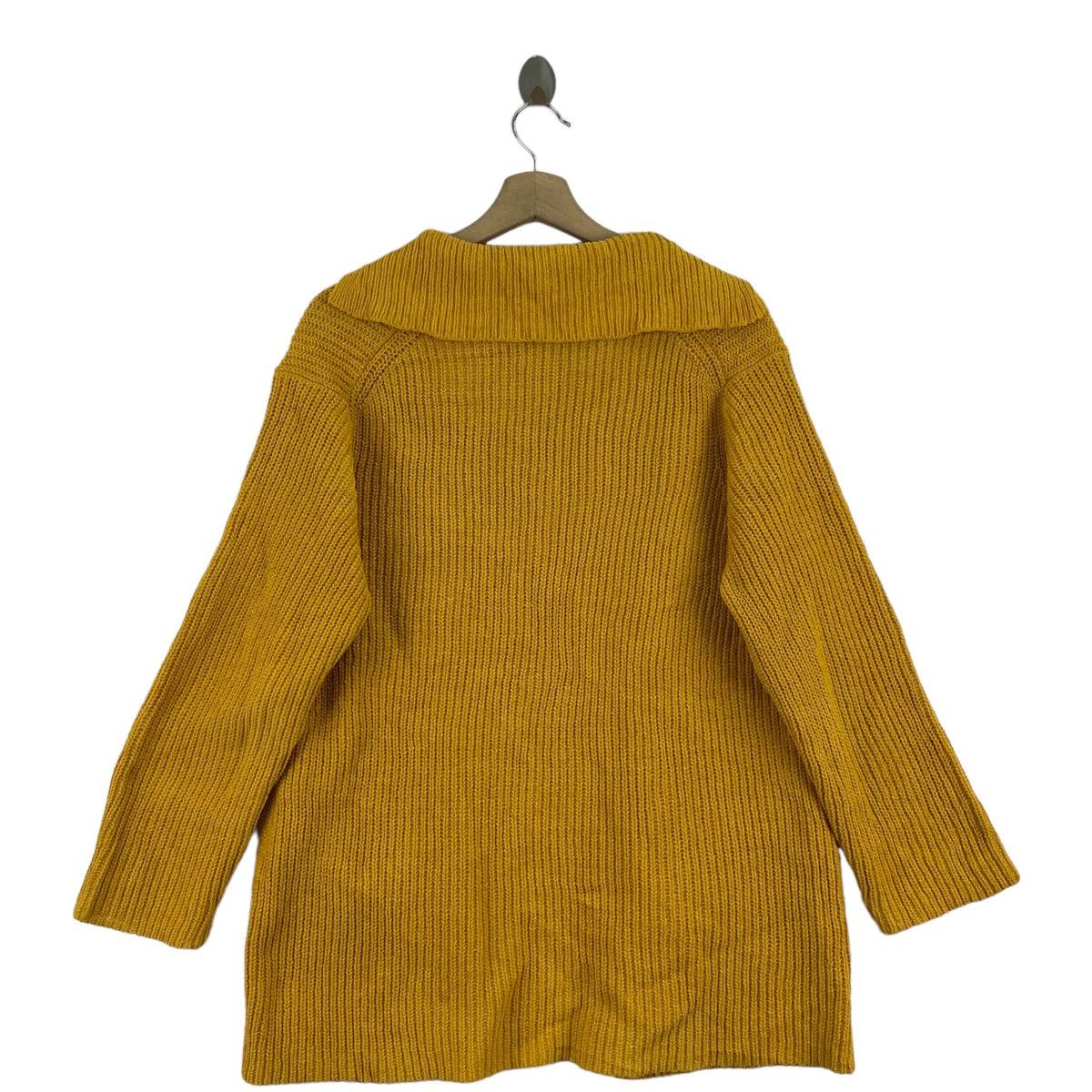 Uniqlo INES De La Fressange x UNIQLO Yellow Knitwear Cardigan Size M / US 6-8 / IT 42-44 - 2 Thumbnail