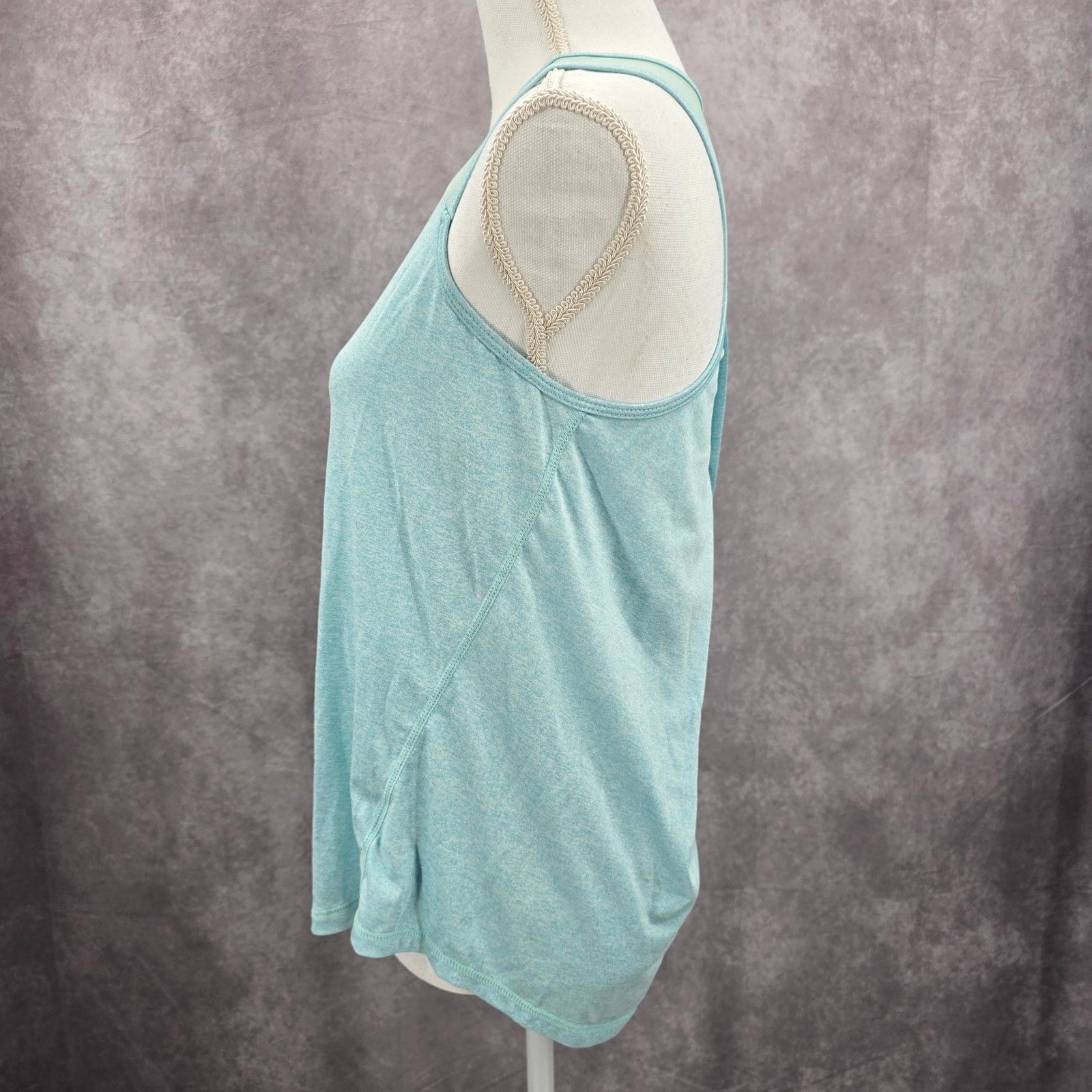Other Blue Crisscross Back Racerback Mesh Sportswear Top Small Size S / US 4 / IT 40 - 4 Thumbnail