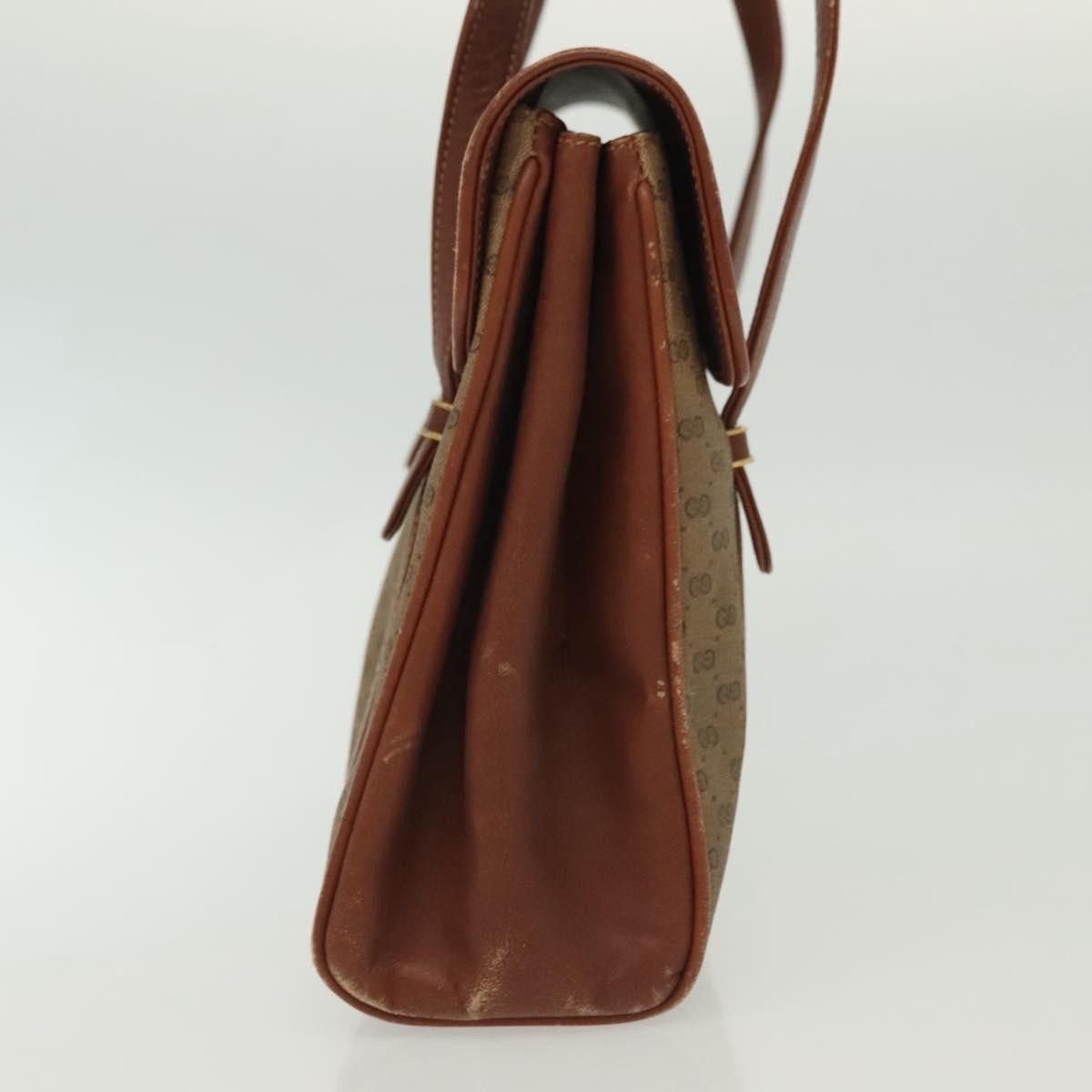 Gucci GUCCI Micro GG Supreme Handbag Pvc Beige Gold 000 46 000 46 Size ONE SIZE - 5 Thumbnail