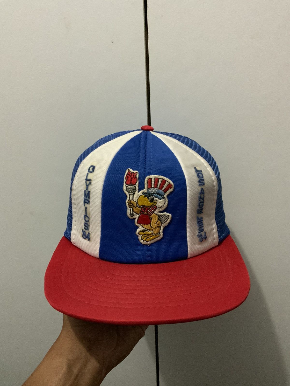 USA Olympics Vintage Olympic ‘84 Los Angeles Trucker Hat Size ONE SIZE - 5 Thumbnail