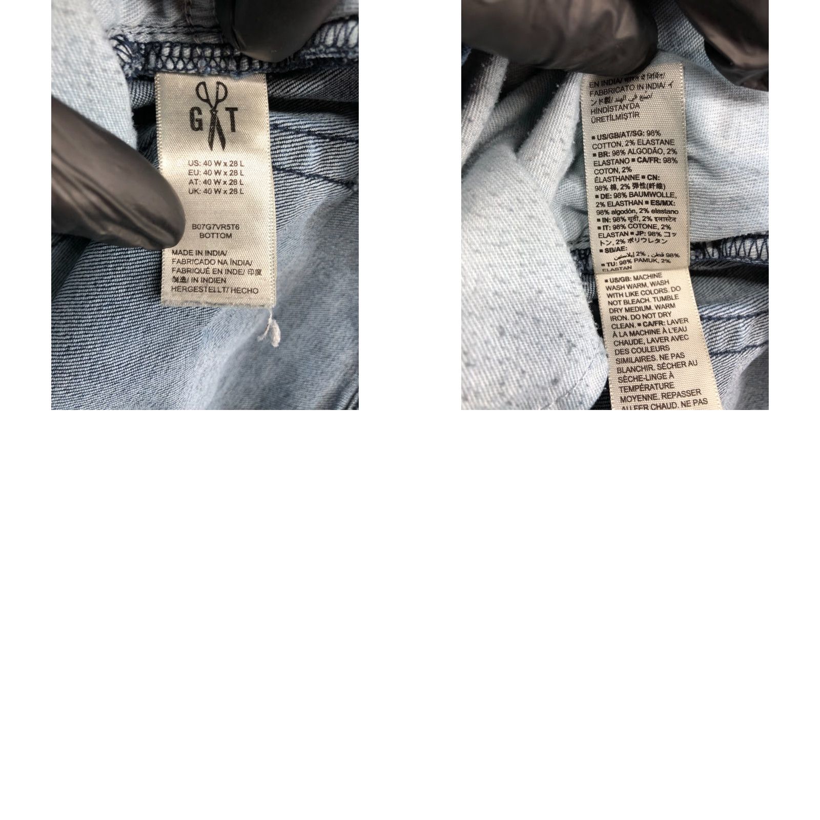 Vintage Goodthreads Jeans Size 40x28 Men's Straight Mid Rise Medium Wash Blue Size US 40 / EU 56 - 9 Thumbnail